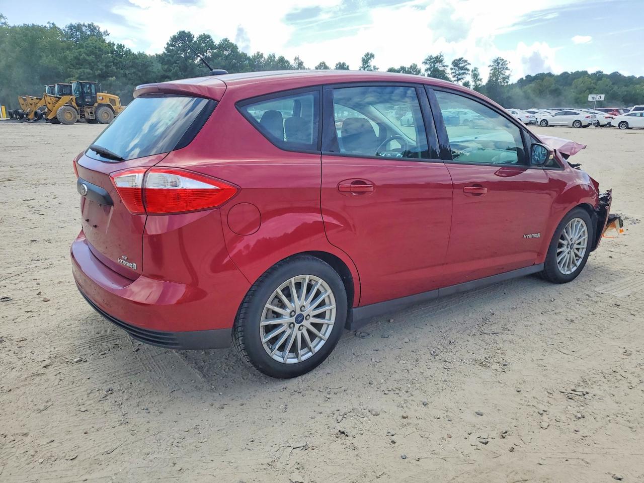 2015 Ford C-max Se Red vin: 1FADP5AU2FL100187