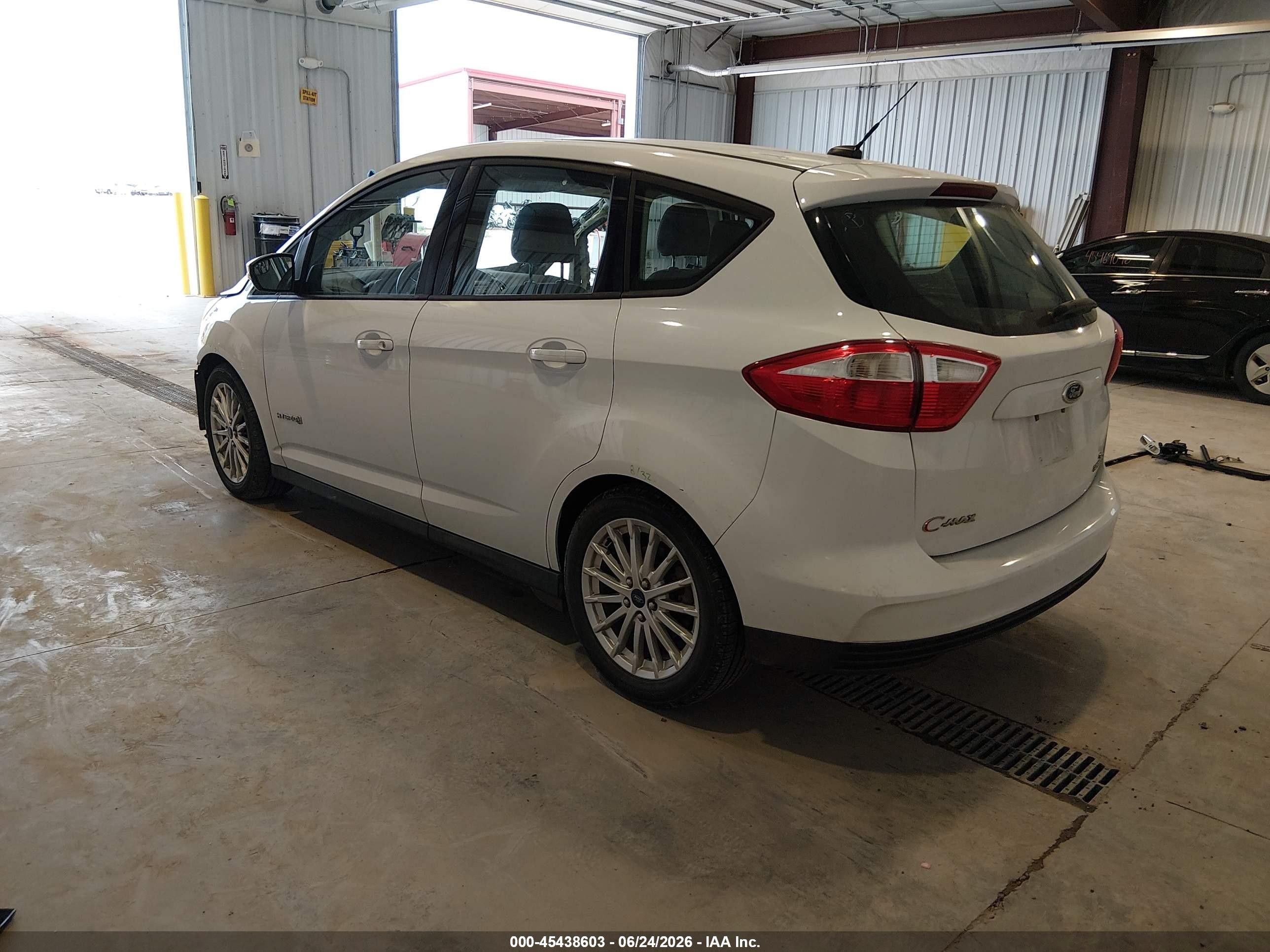 2015 Ford C-max Hybrid Se Белый vin: 1FADP5AU2FL105681