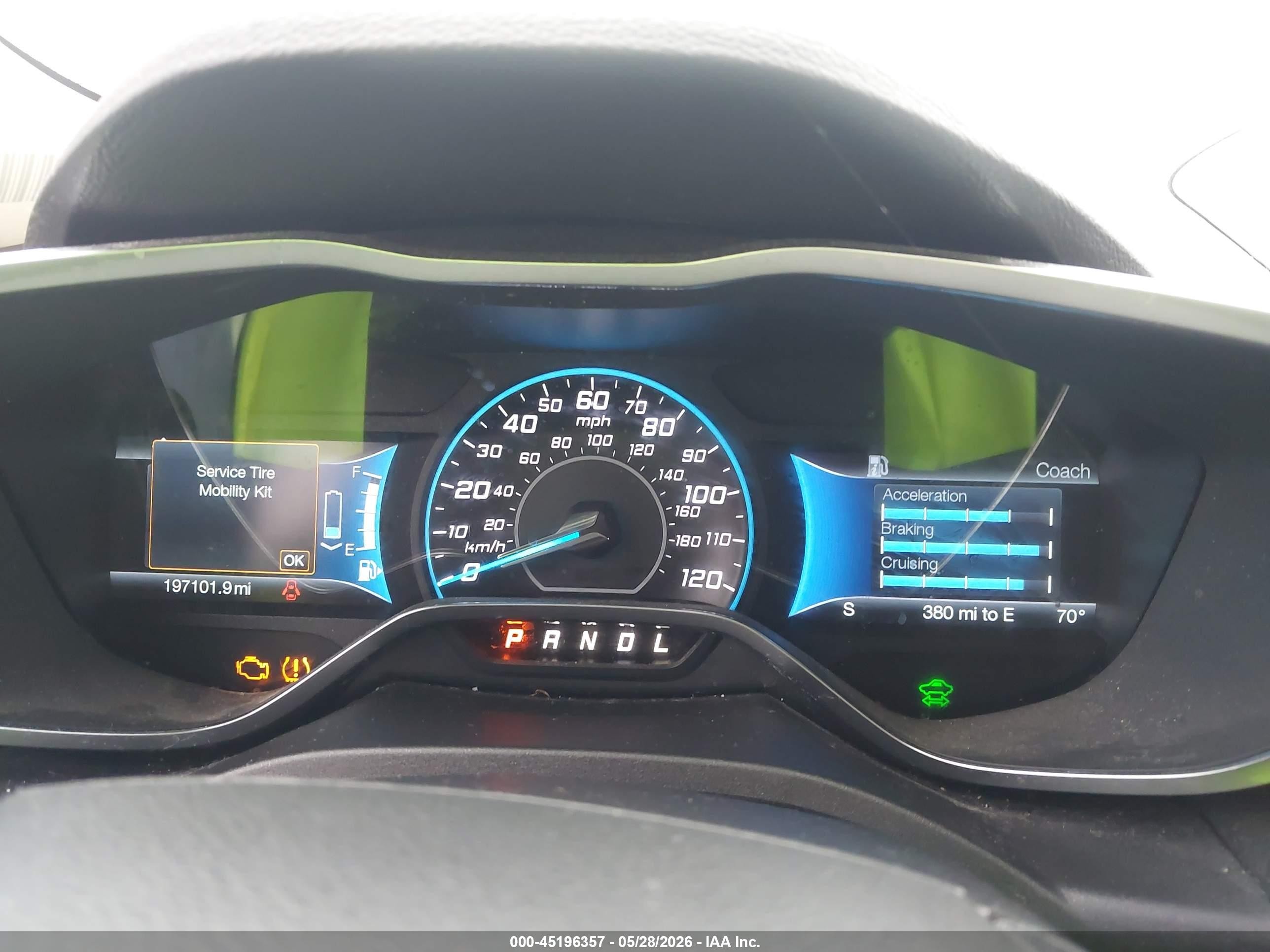 2015 Ford C-max Hybrid Se Белый vin: 1FADP5AU2FL107530