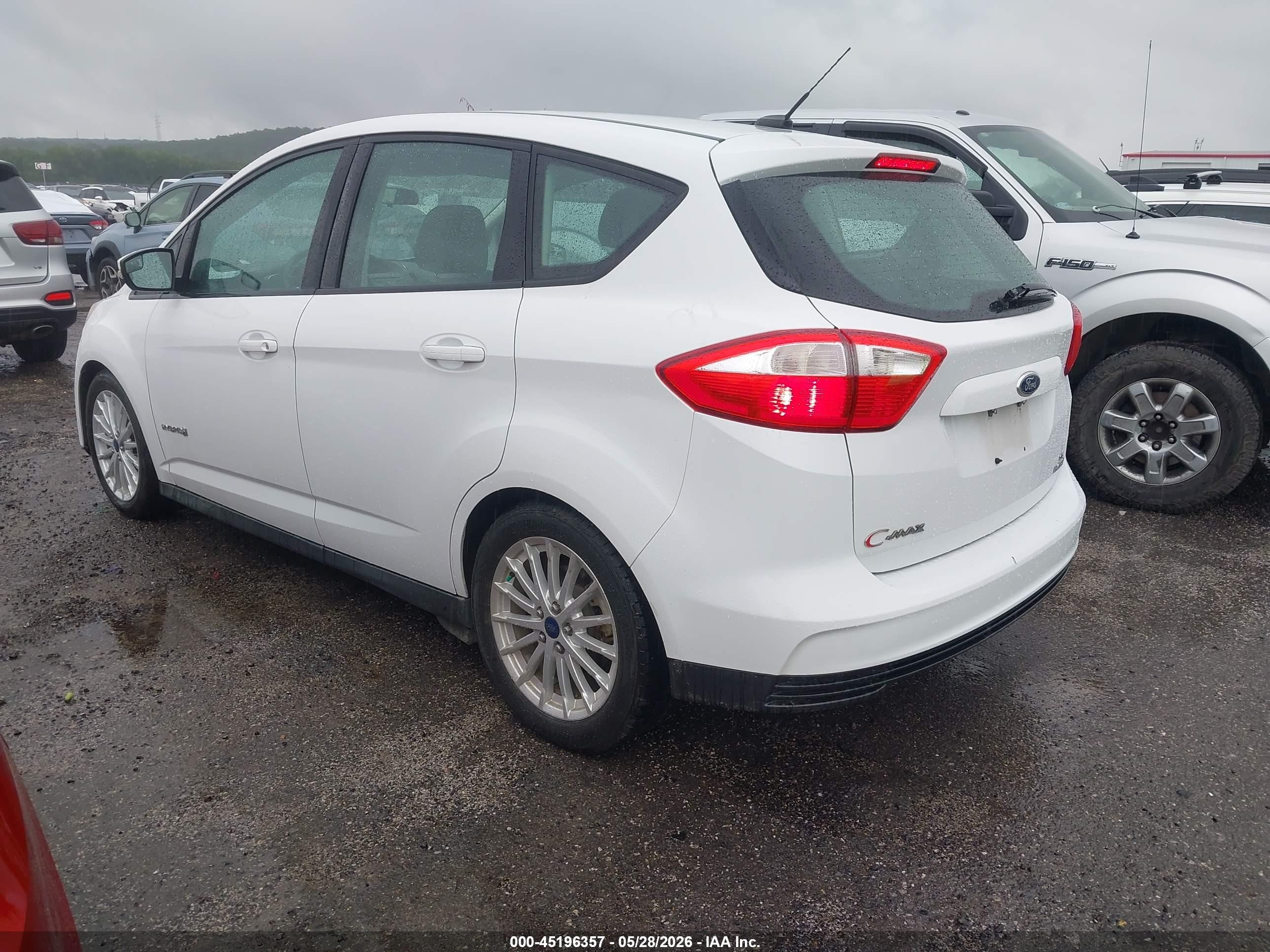 2015 Ford C-max Hybrid Se Белый vin: 1FADP5AU2FL107530