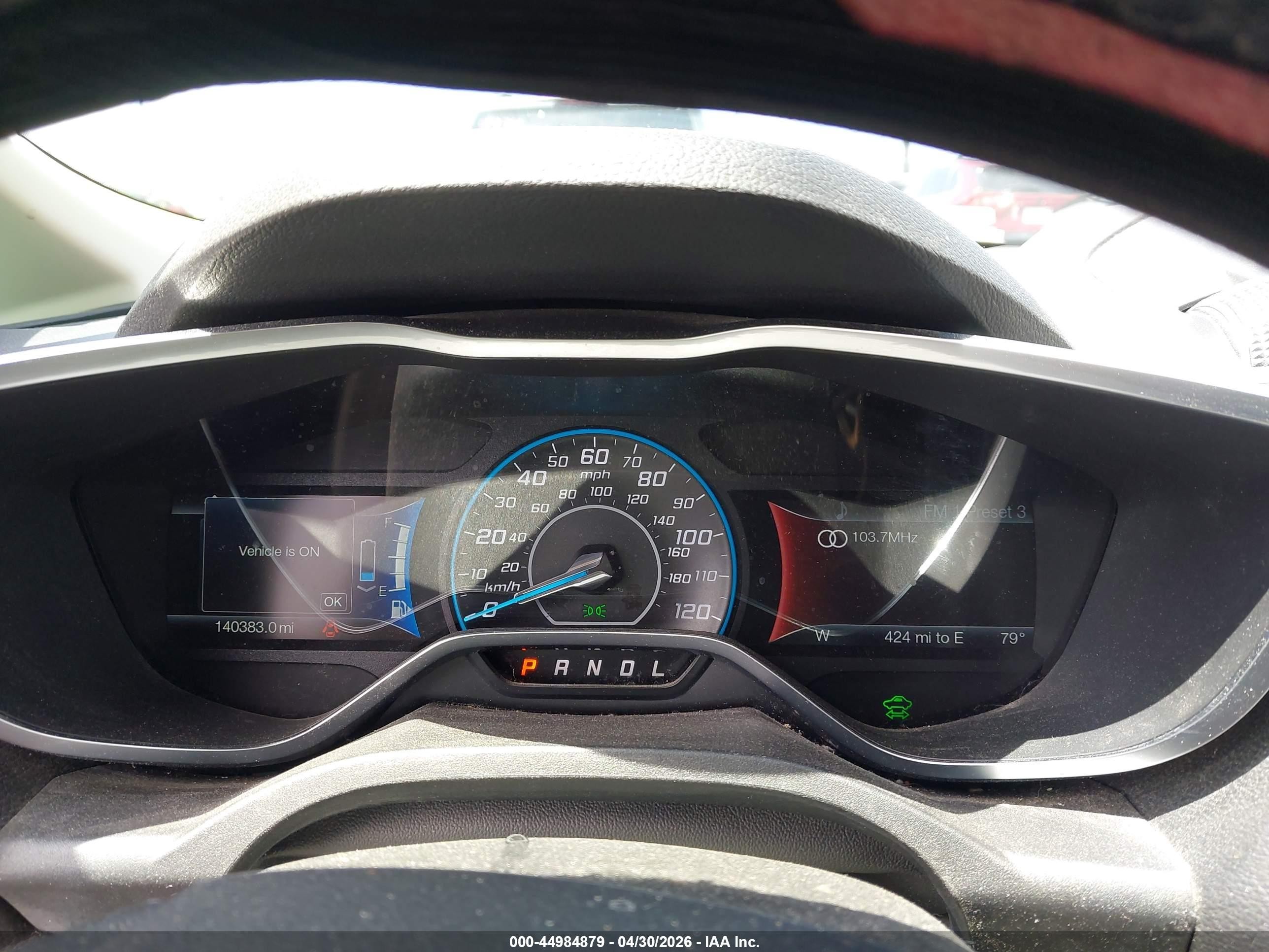 2015 Ford C-max Hybrid Se Silver vin: 1FADP5AU2FL124912