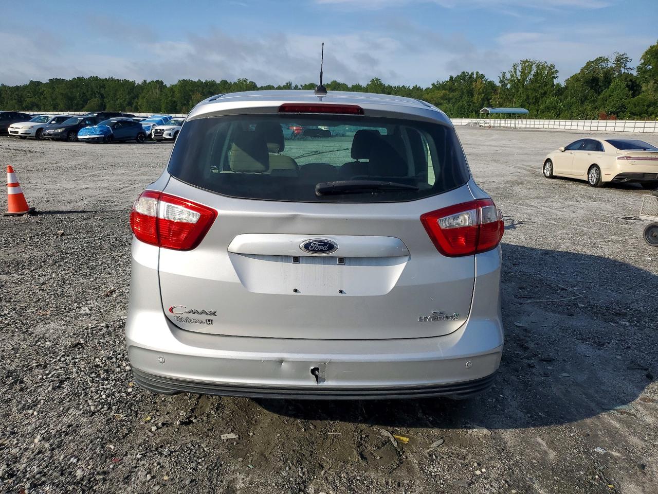 2013 Ford C-max Se Silver vin: 1FADP5AU3DL500806