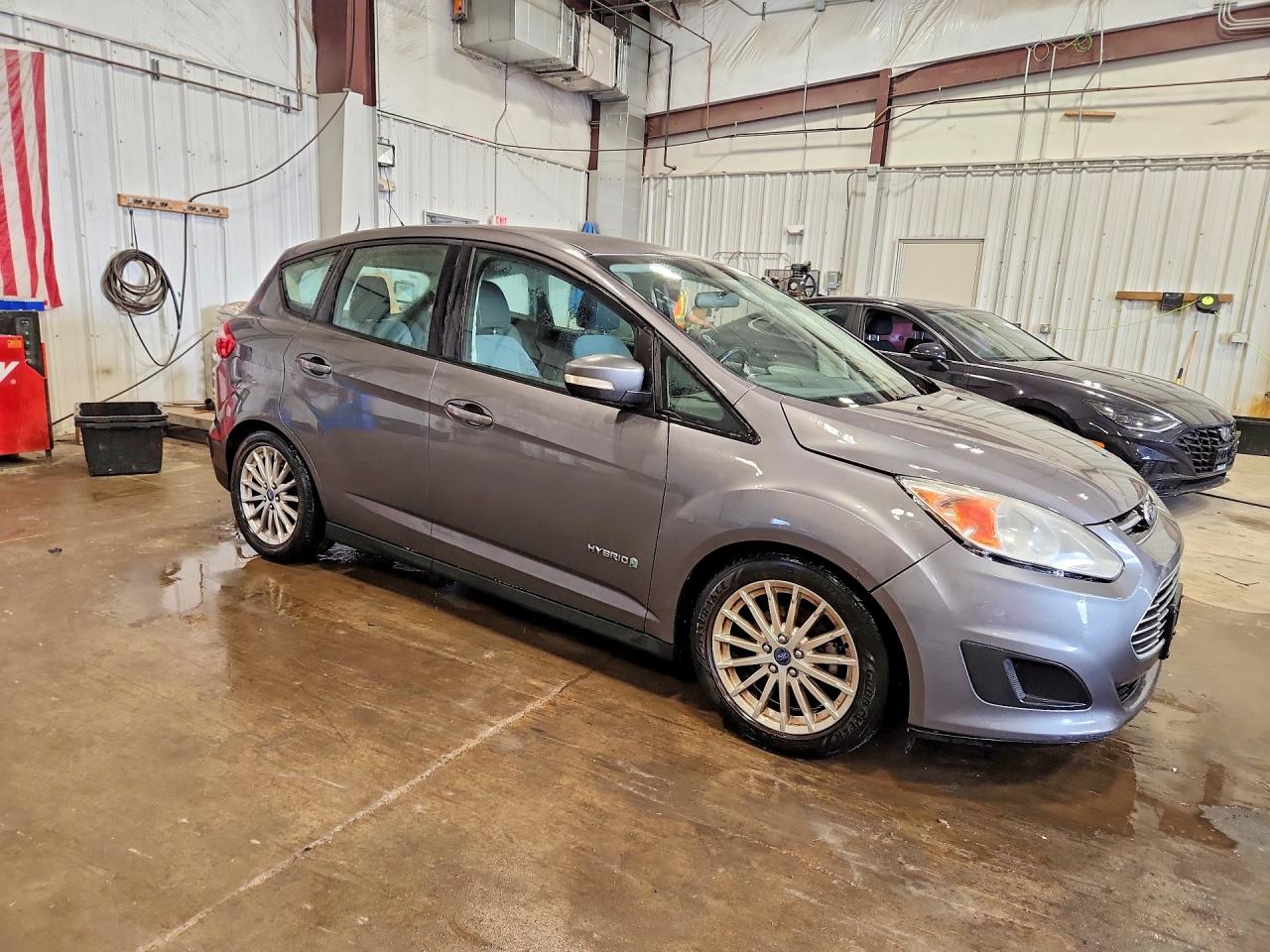 2013 Ford C-max Se Gray vin: 1FADP5AU3DL519582