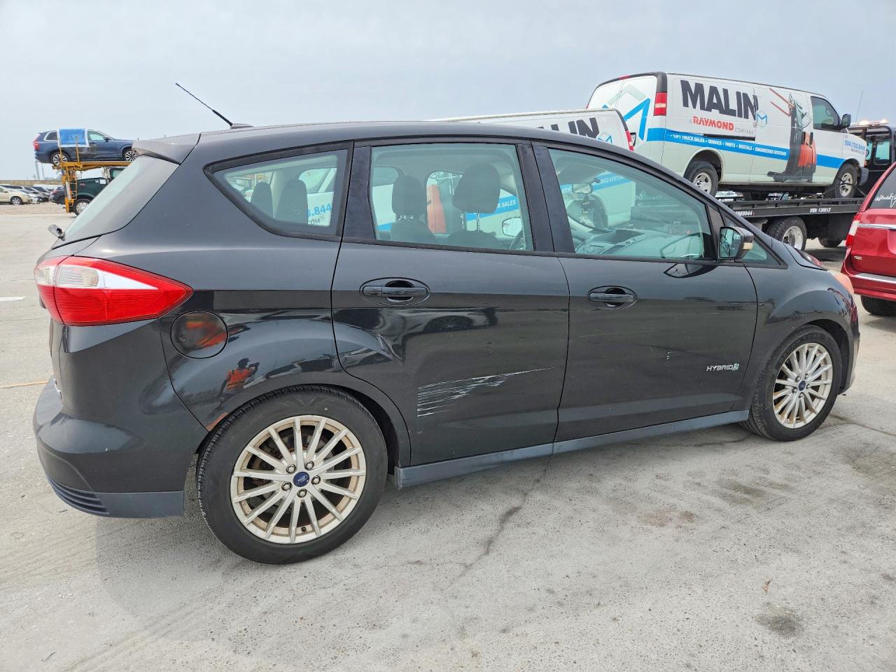 2013 Ford C-max Se Black vin: 1FADP5AU3DL519761