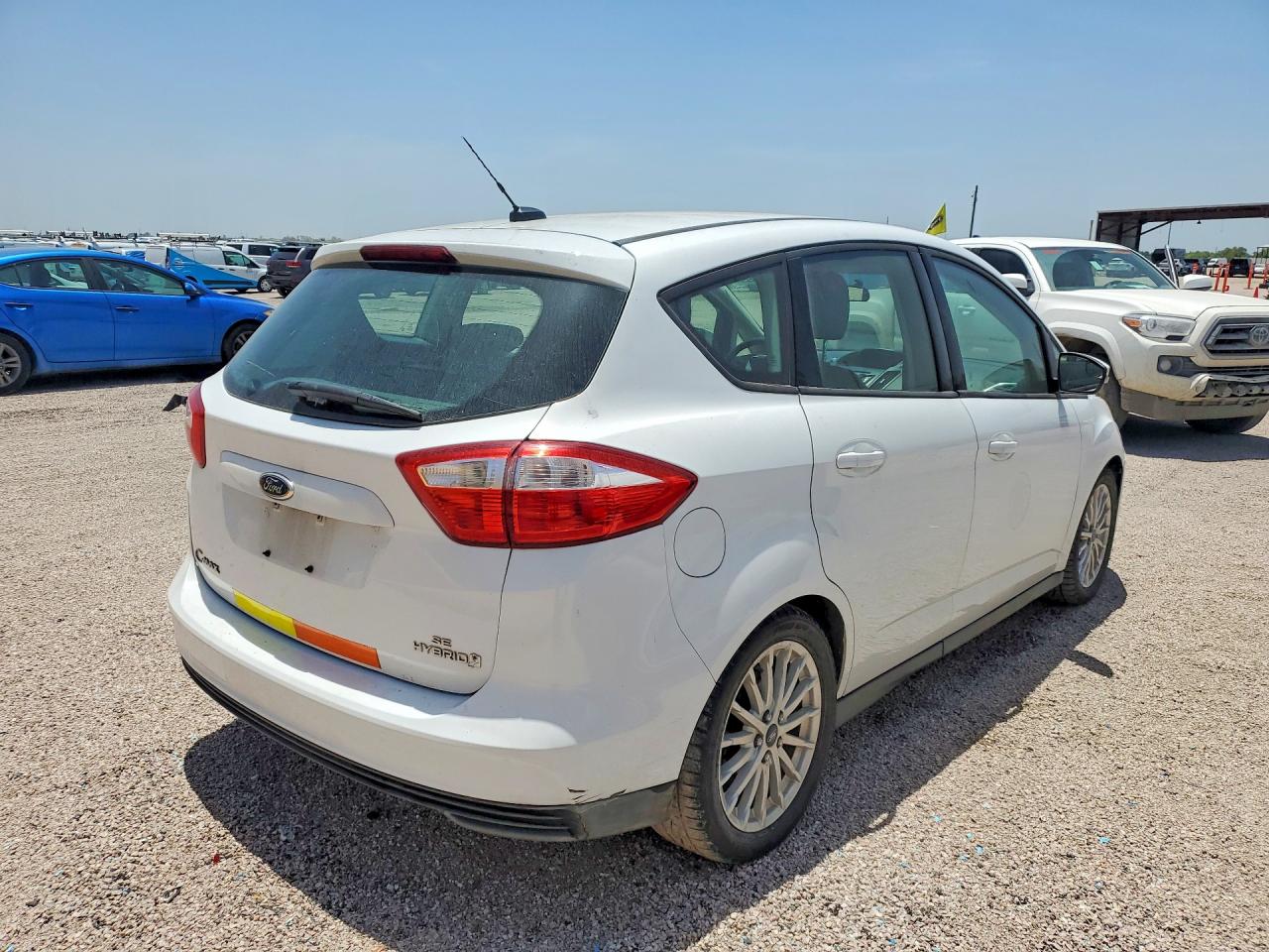 2013 Ford C-max Se White vin: 1FADP5AU3DL524488