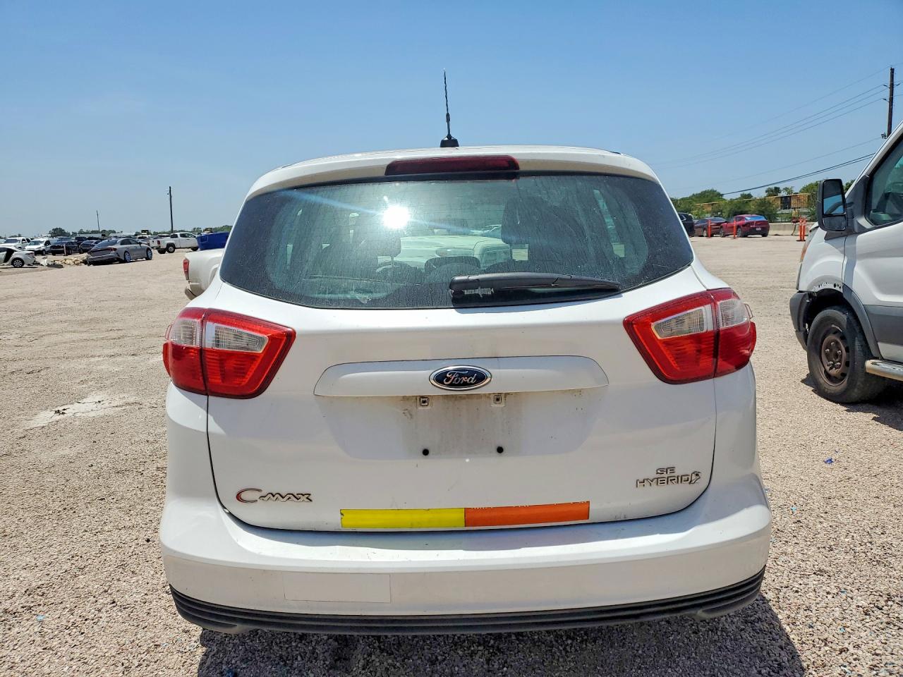 2013 Ford C-max Se White vin: 1FADP5AU3DL524488