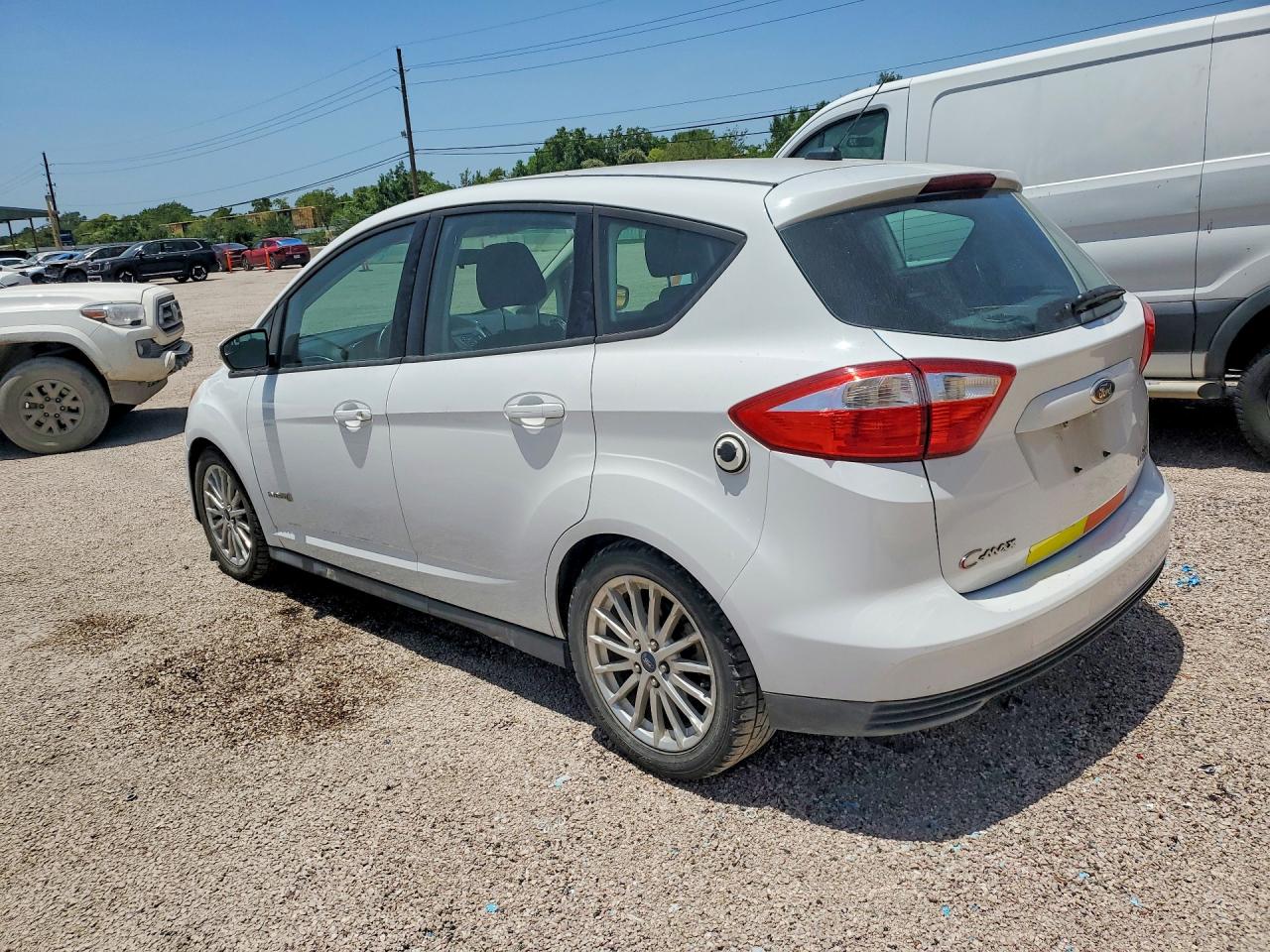 2013 Ford C-max Se White vin: 1FADP5AU3DL524488