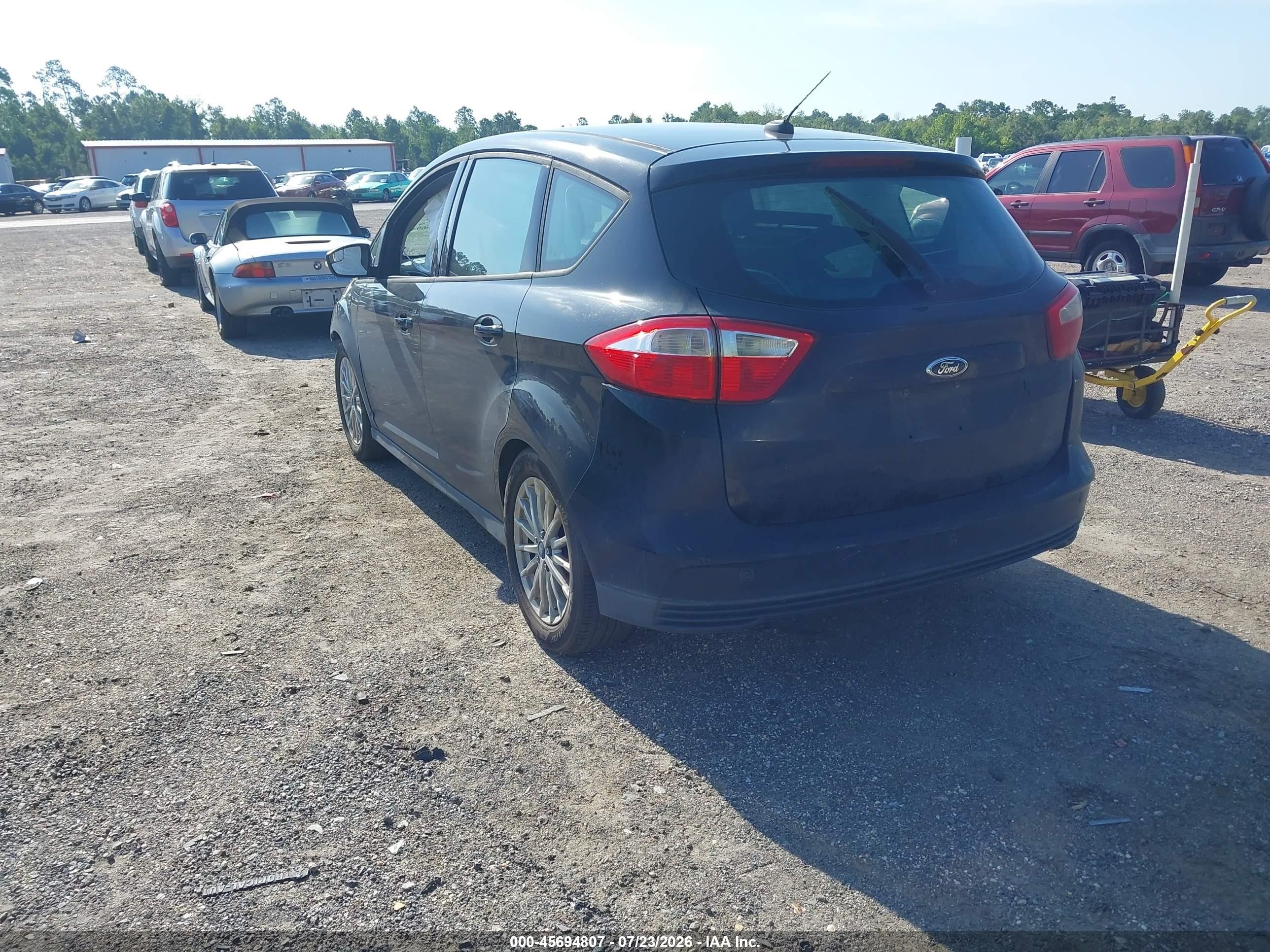 2013 Ford C-max Hybrid Se Black vin: 1FADP5AU3DL541646