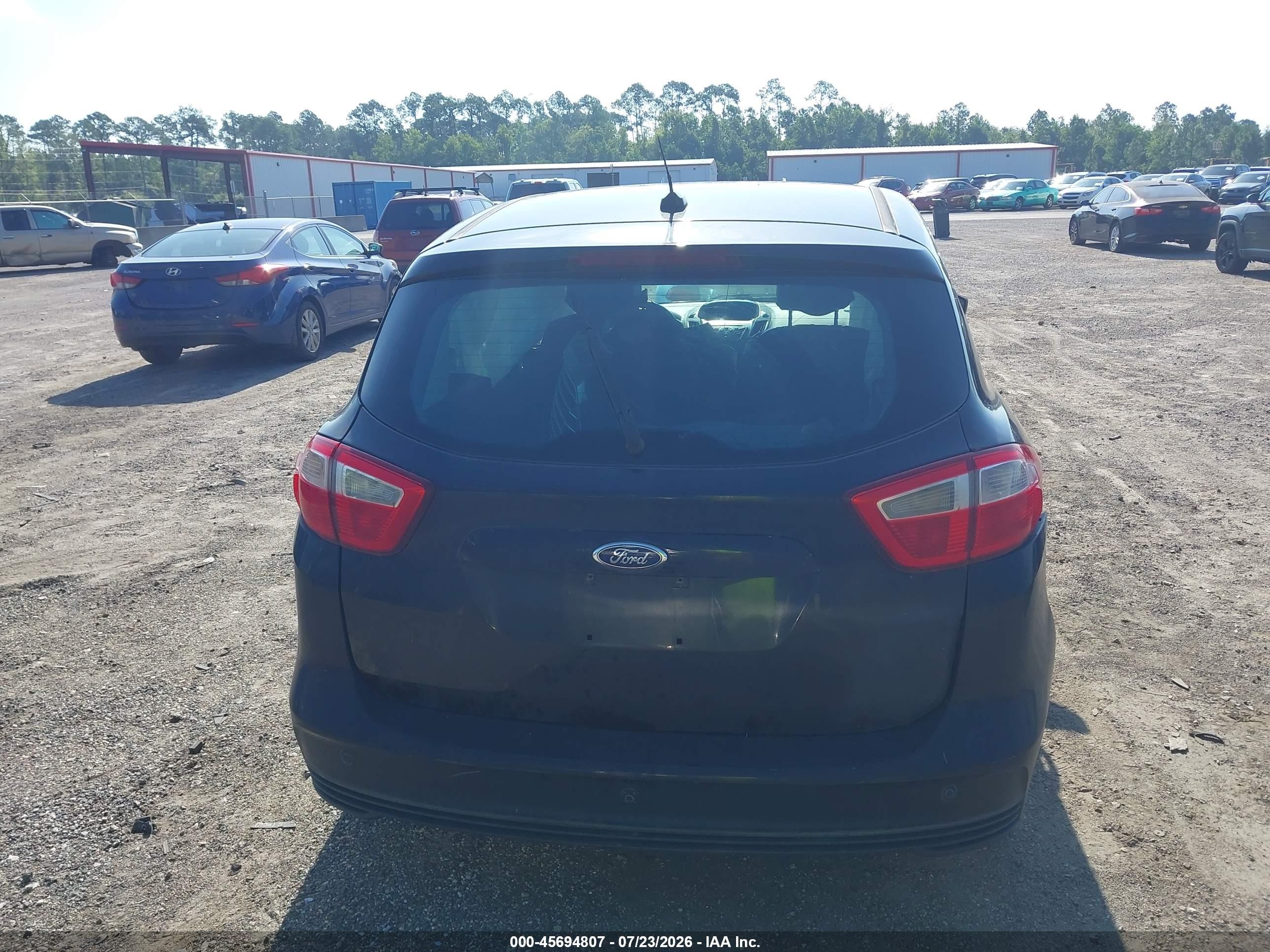 2013 Ford C-max Hybrid Se Black vin: 1FADP5AU3DL541646