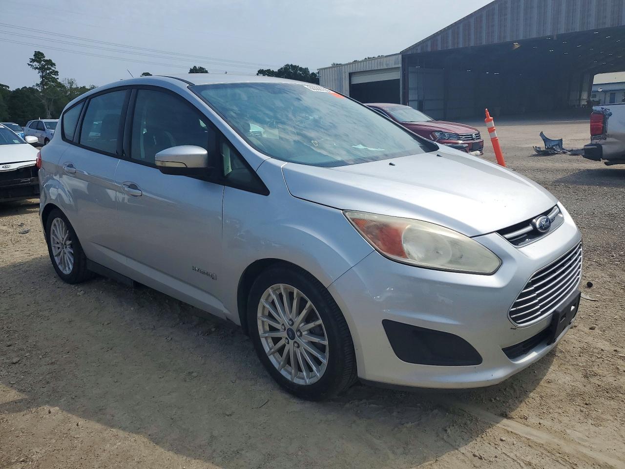 2013 Ford C-max Se Silver vin: 1FADP5AU3DL549603