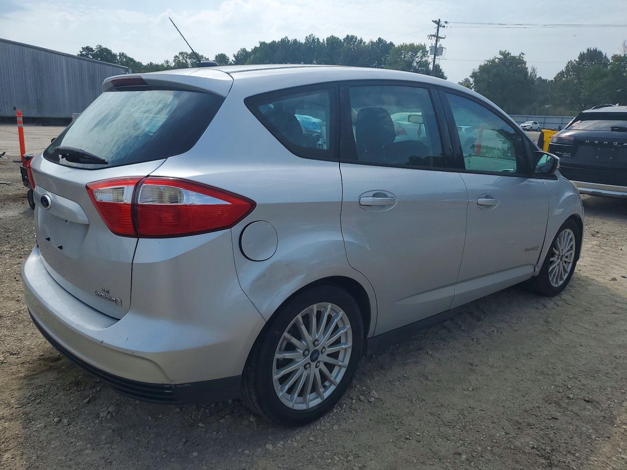 2013 Ford C-max Se Silver vin: 1FADP5AU3DL549603