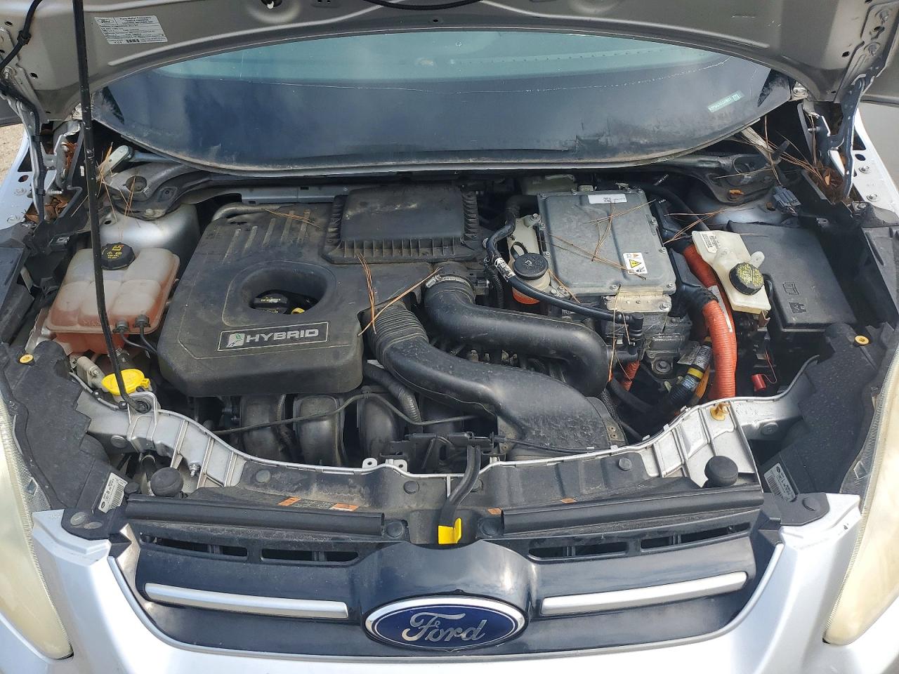 2013 Ford C-max Se Silver vin: 1FADP5AU3DL549603