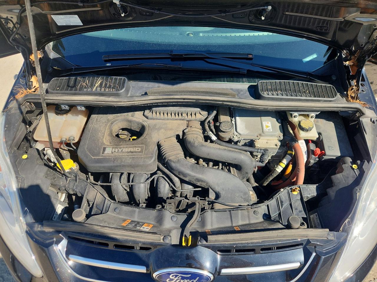 2014 Ford C-max Se Black vin: 1FADP5AU3EL500189