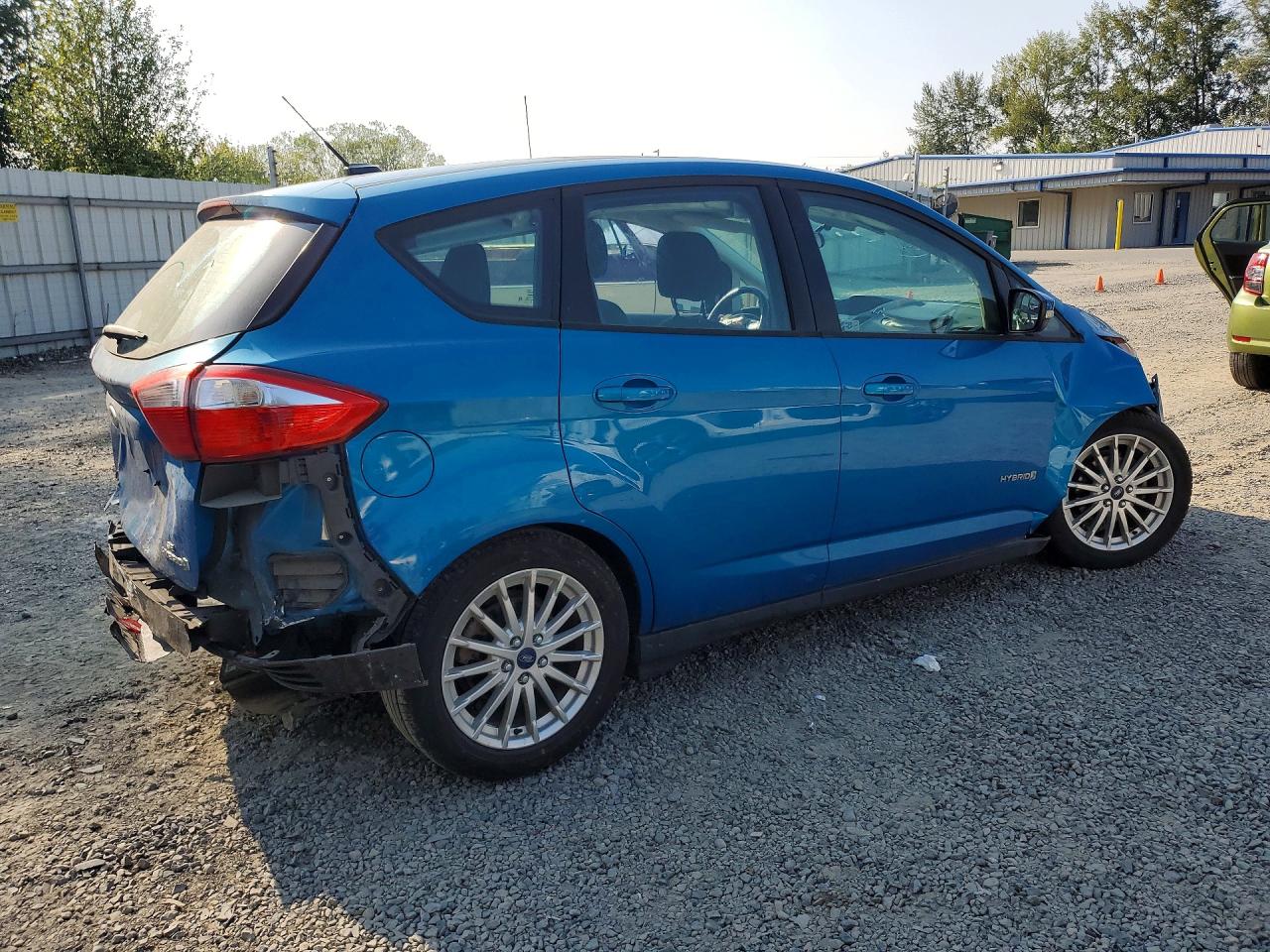 2014 Ford C-max Se Blue vin: 1FADP5AU3EL507255