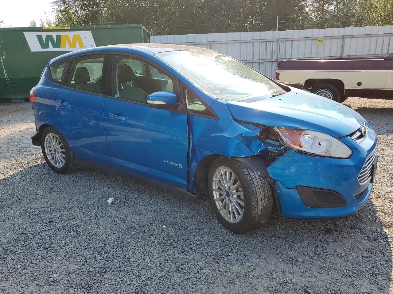 2014 Ford C-max Se Blue vin: 1FADP5AU3EL507255
