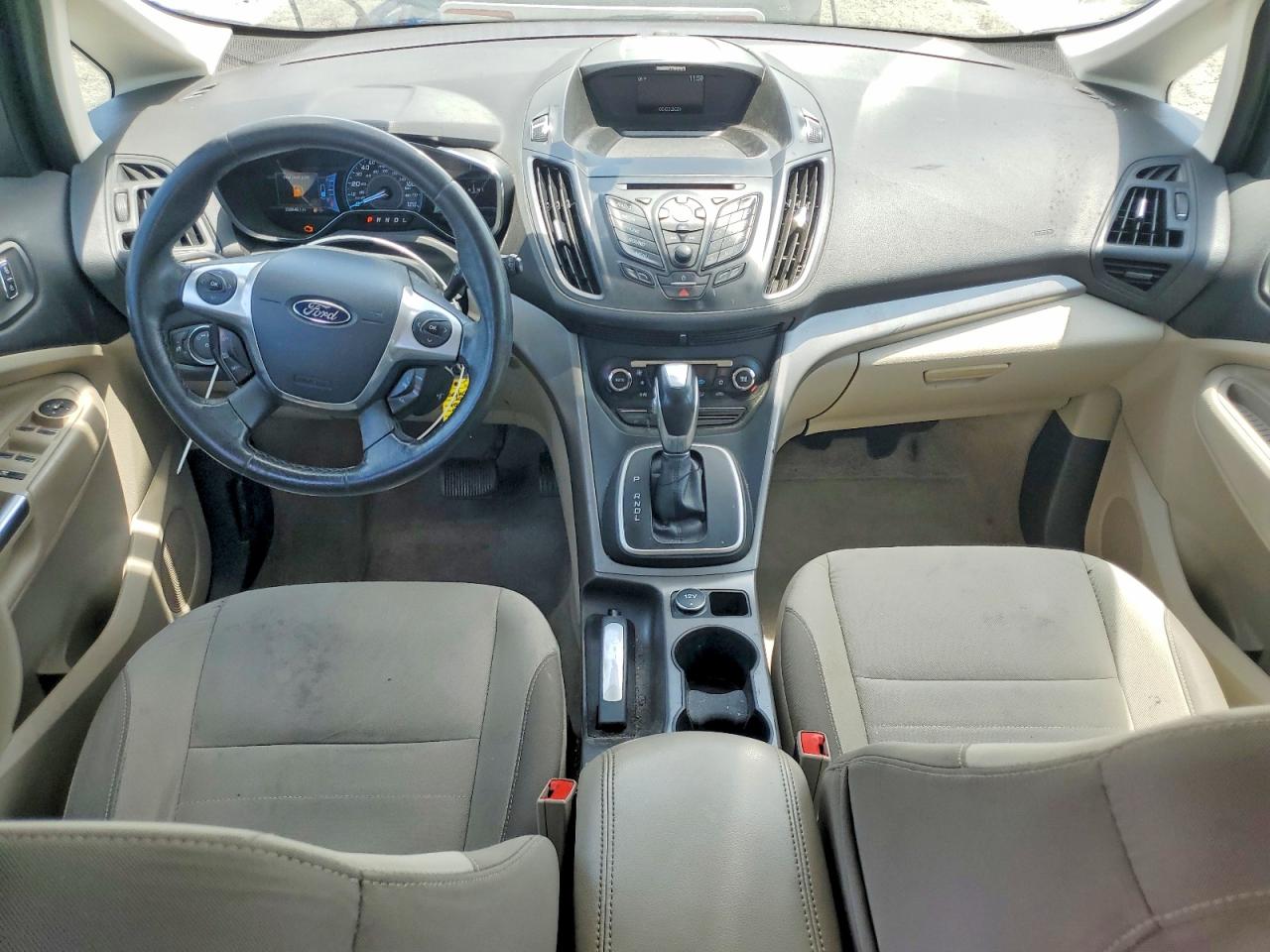 2014 Ford C-max Se White vin: 1FADP5AU3EL511824