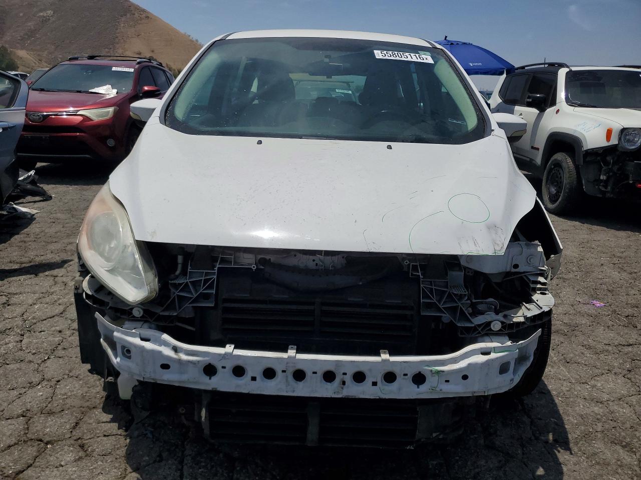 2014 Ford C-max Se White vin: 1FADP5AU3EL511824