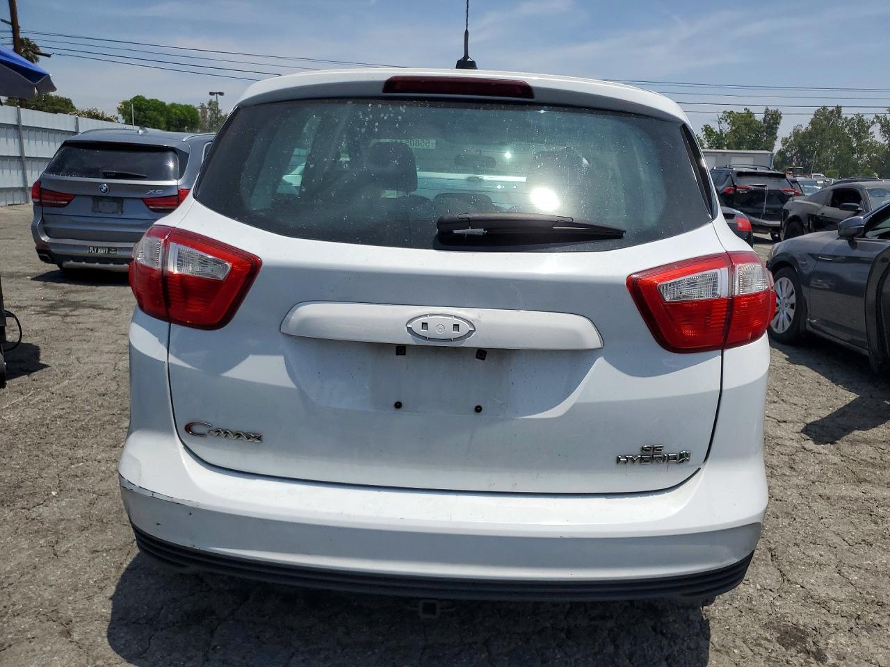 2014 Ford C-max Se White vin: 1FADP5AU3EL511824