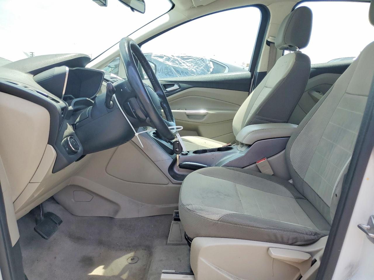 2014 Ford C-max Se White vin: 1FADP5AU3EL511824