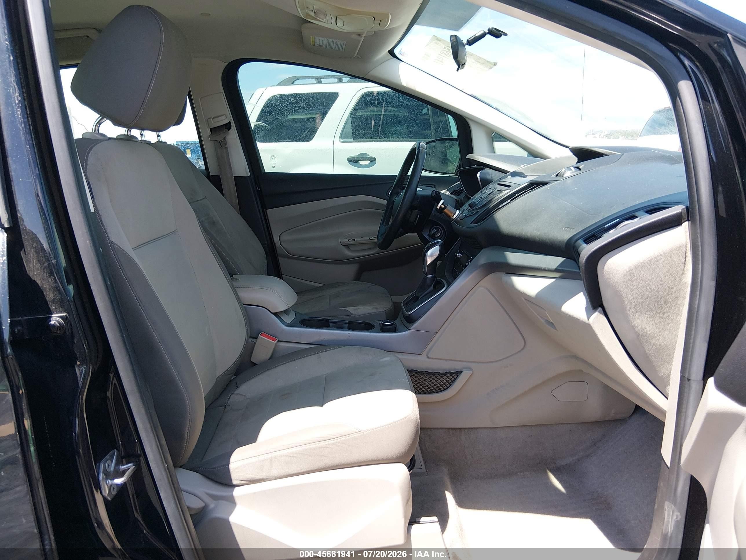 2014 Ford C-max Hybrid Se Black vin: 1FADP5AU3EL515243