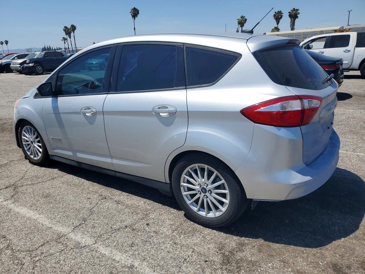 2014 Ford C-max Se Silver vin: 1FADP5AU3EL515453