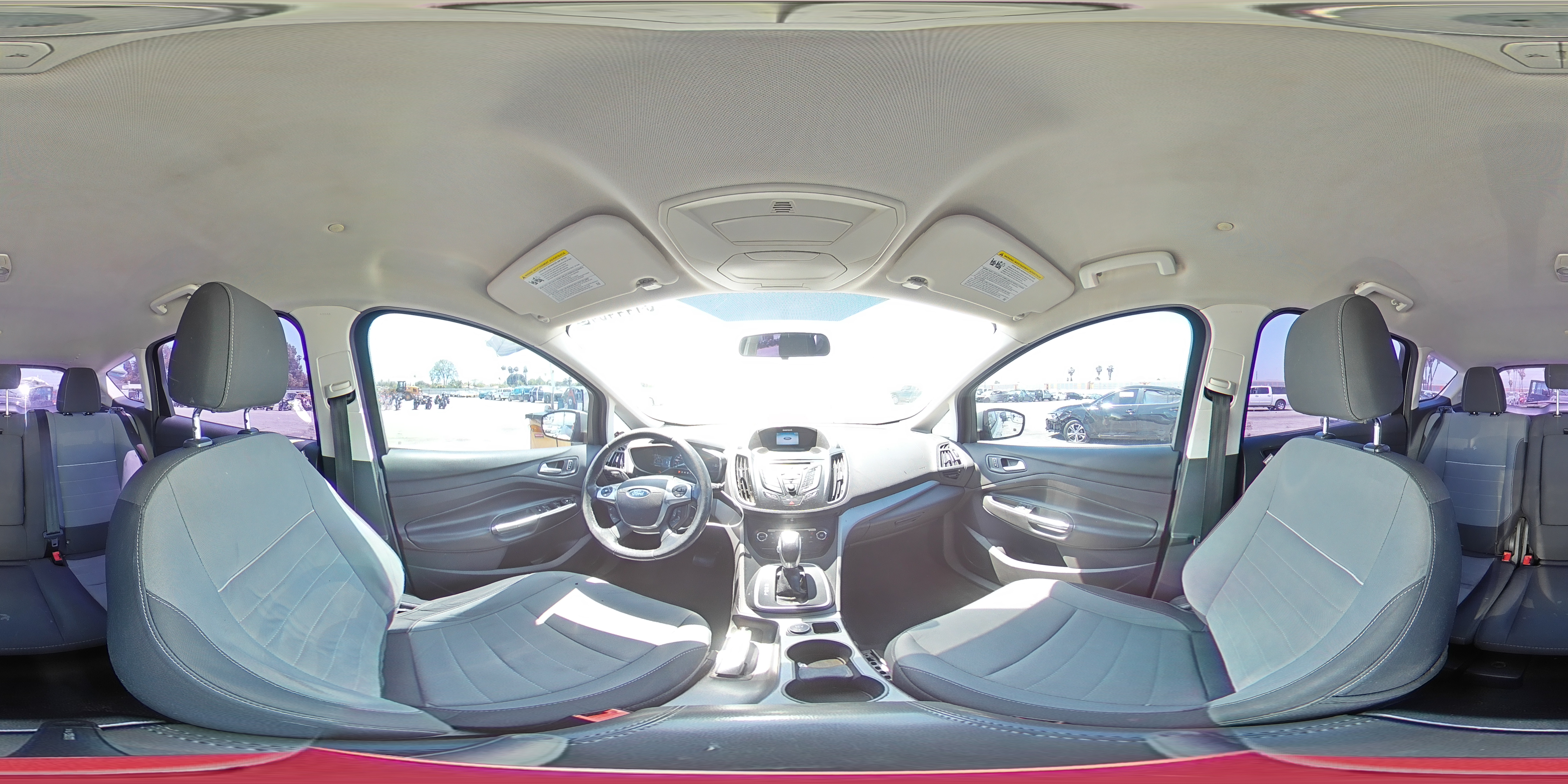 2014 Ford C-max Se Silver vin: 1FADP5AU3EL515453
