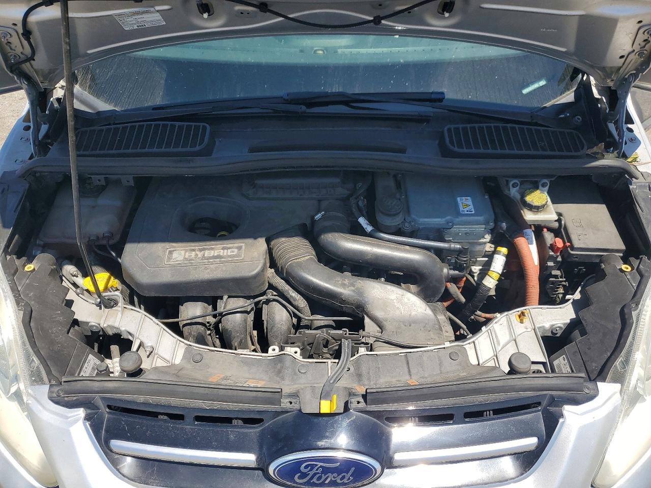 2014 Ford C-max Se Silver vin: 1FADP5AU3EL515453