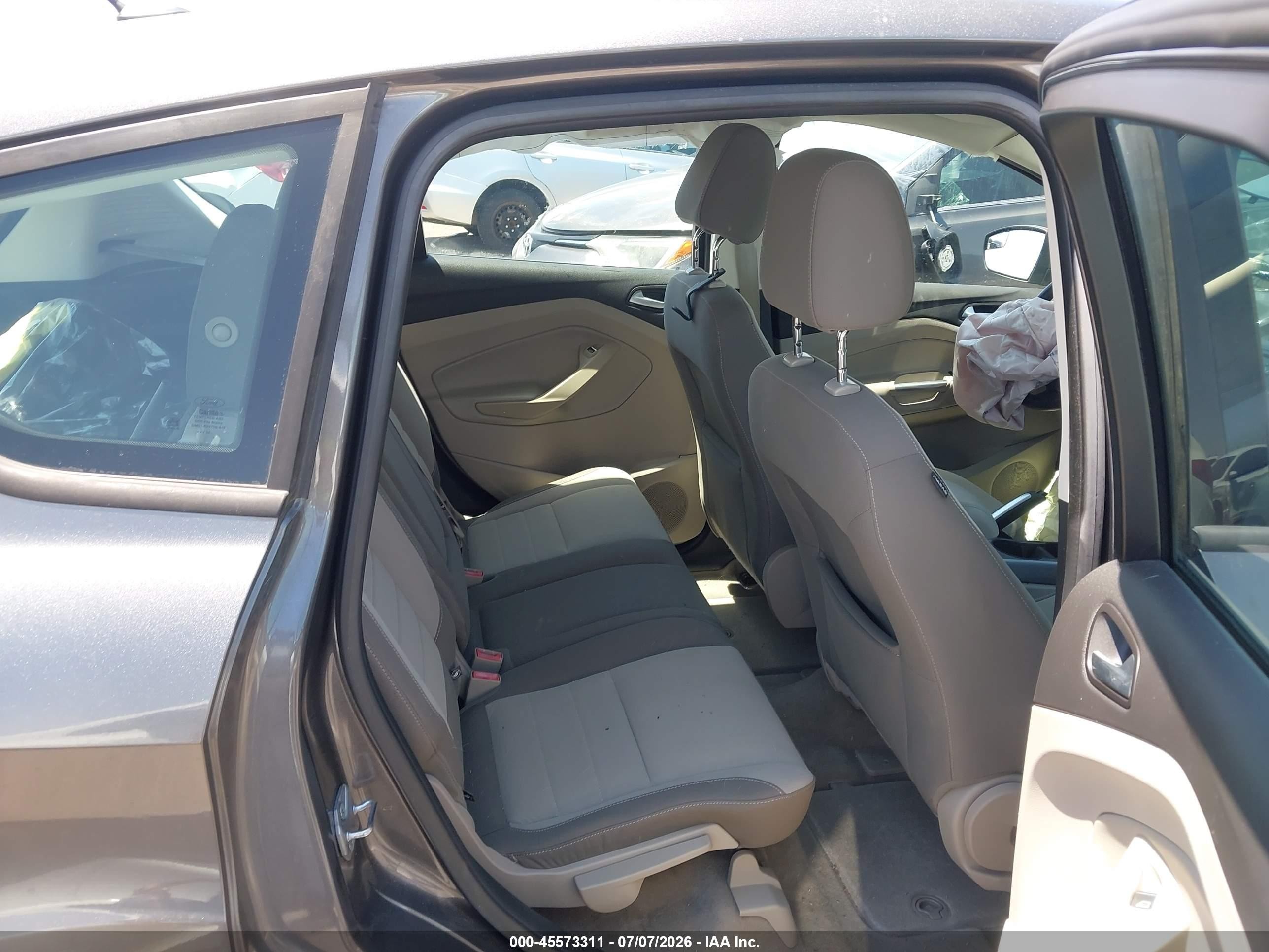 2014 Ford C-max Hybrid Se Gray vin: 1FADP5AU3EL519762
