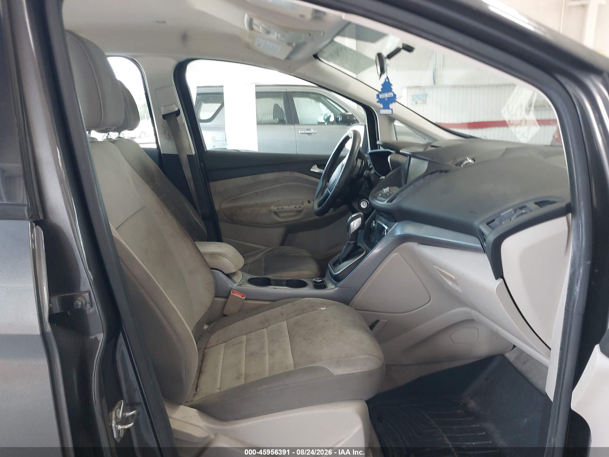 2015 Ford C-max Hybrid Se Gray vin: 1FADP5AU3FL100859