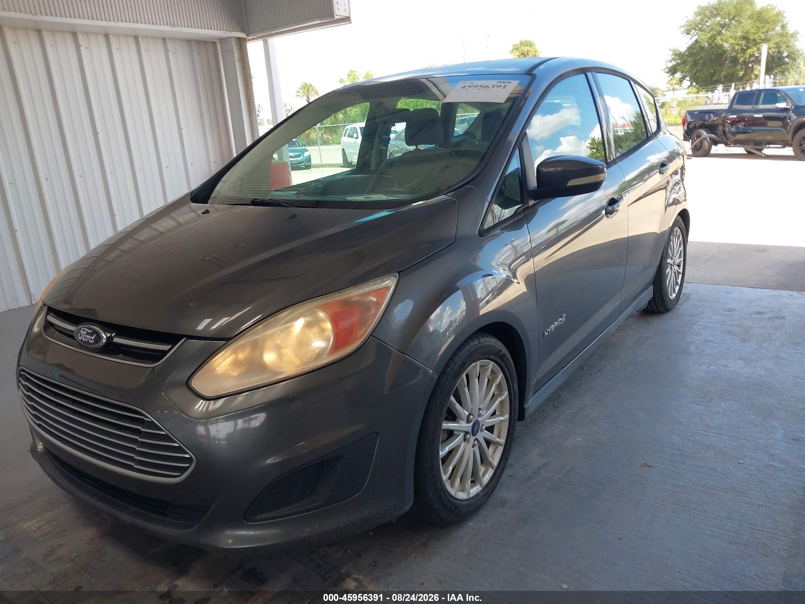 2015 Ford C-max Hybrid Se Gray vin: 1FADP5AU3FL100859