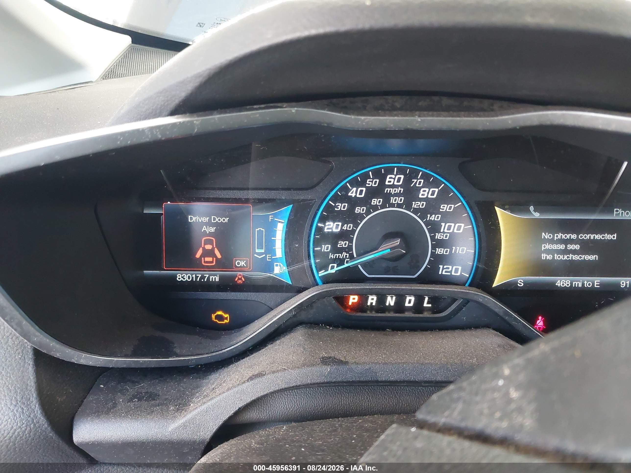 2015 Ford C-max Hybrid Se Gray vin: 1FADP5AU3FL100859