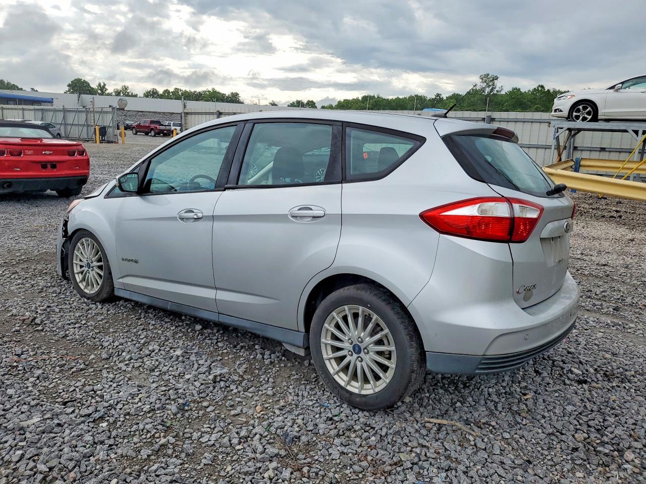 2015 Ford C-max Hybrid Se Silver vin: 1FADP5AU3FL104684