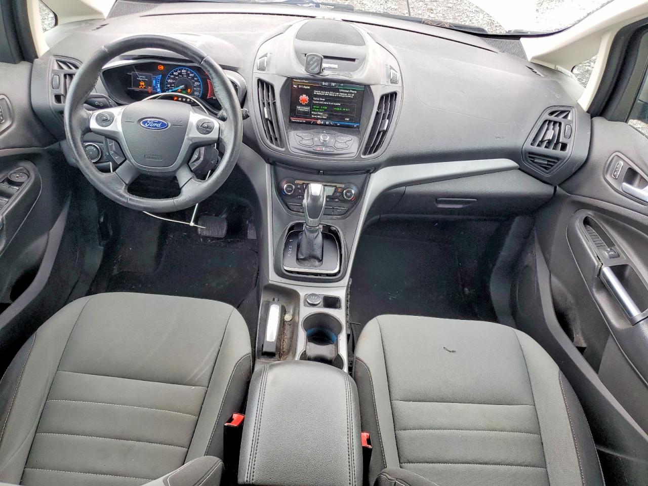 2015 Ford C-max Hybrid Se Silver vin: 1FADP5AU3FL104684