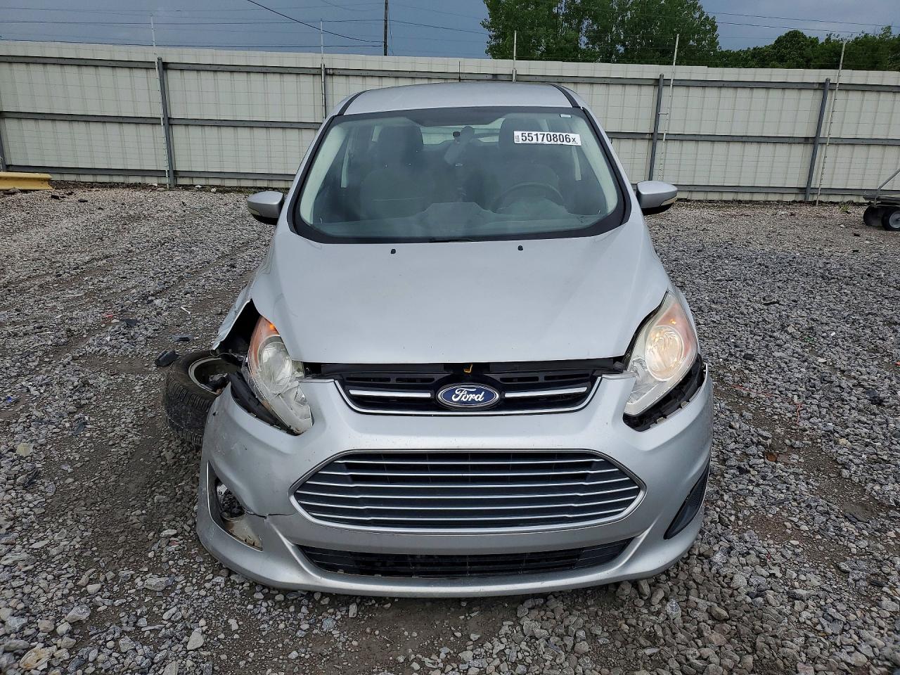 2015 Ford C-max Hybrid Se Silver vin: 1FADP5AU3FL104684