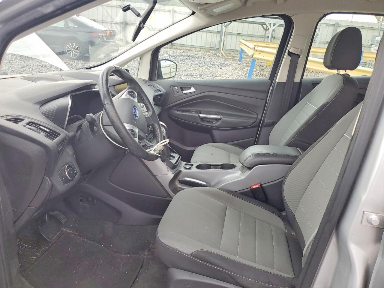 2015 Ford C-max Hybrid Se Silver vin: 1FADP5AU3FL104684