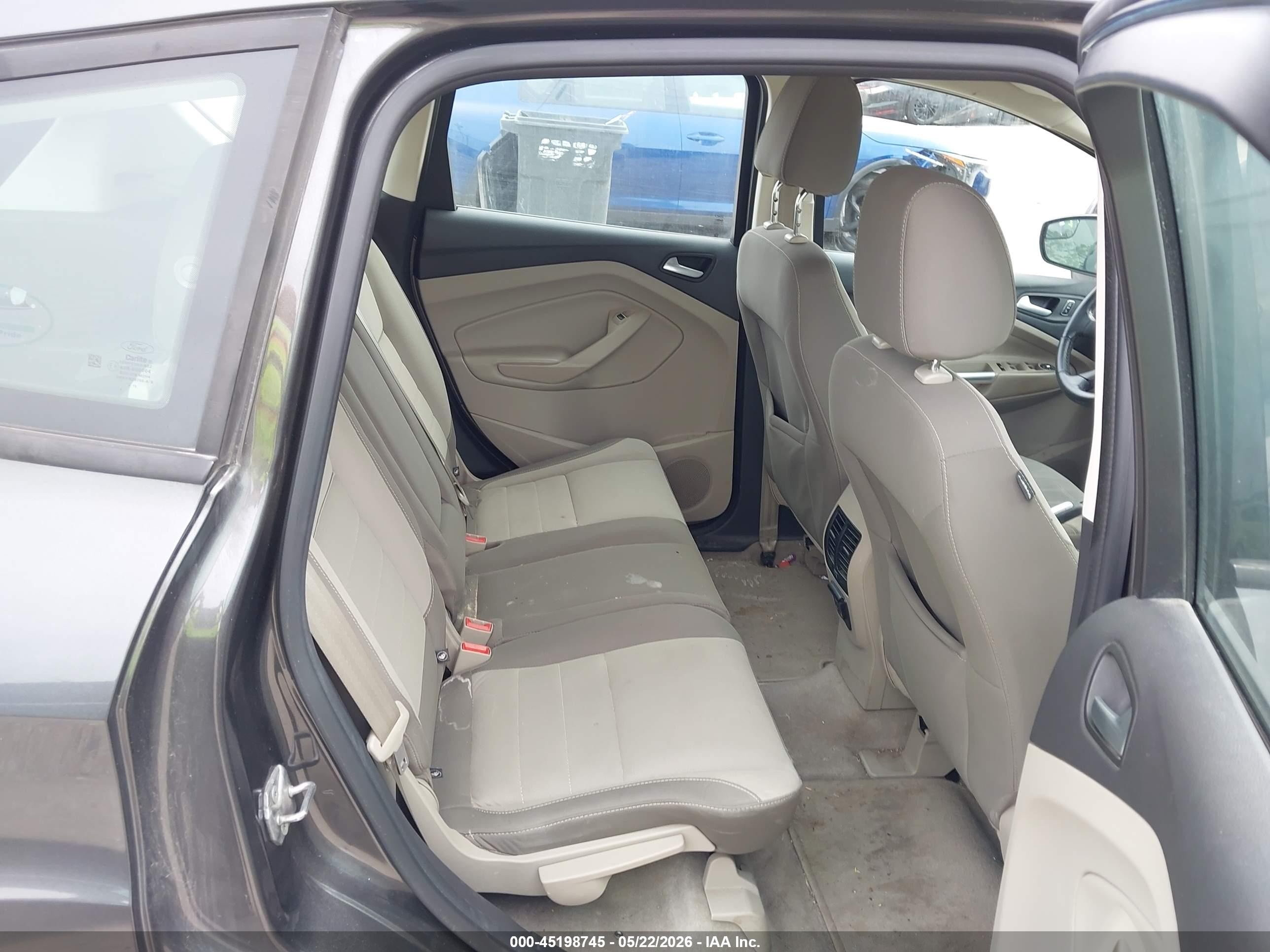2015 Ford C-max Hybrid Se Gray vin: 1FADP5AU3FL123297