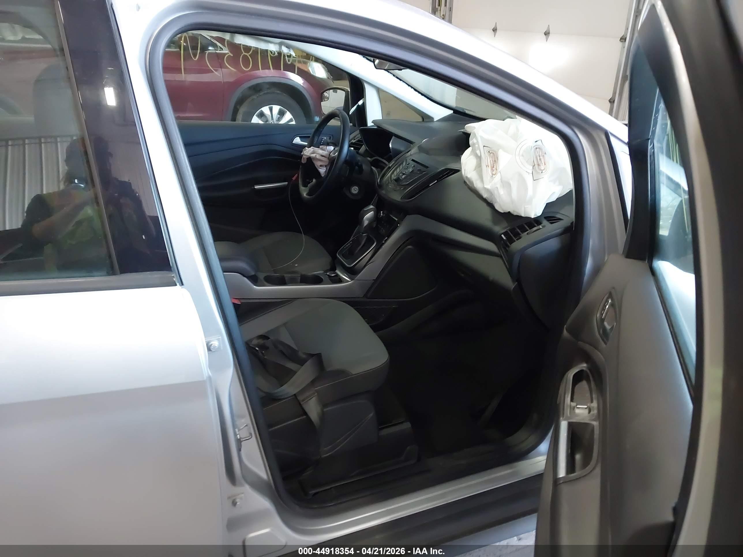 2016 Ford C-max Hybrid Se Silver vin: 1FADP5AU3GL109062