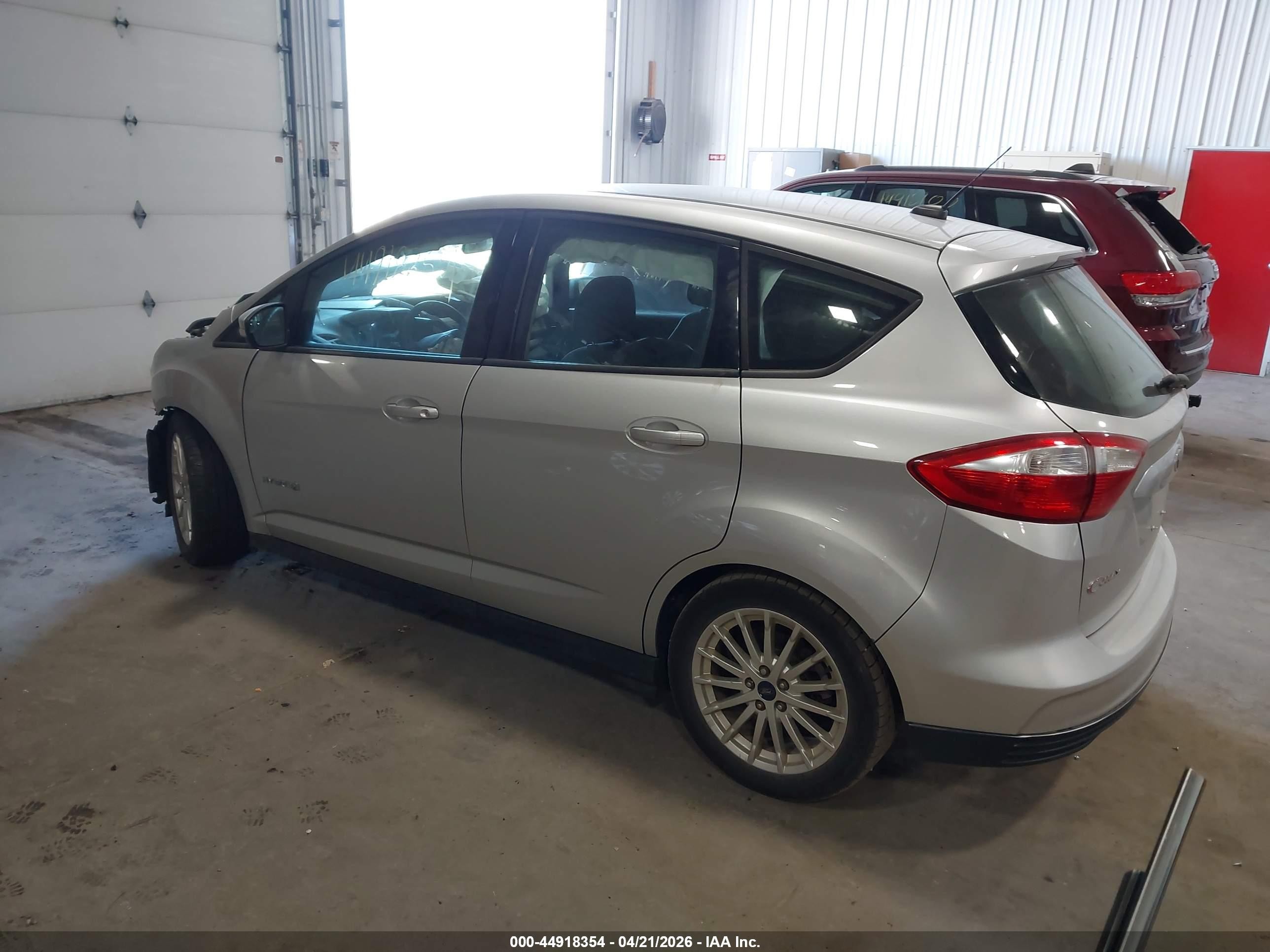 2016 Ford C-max Hybrid Se Silver vin: 1FADP5AU3GL109062