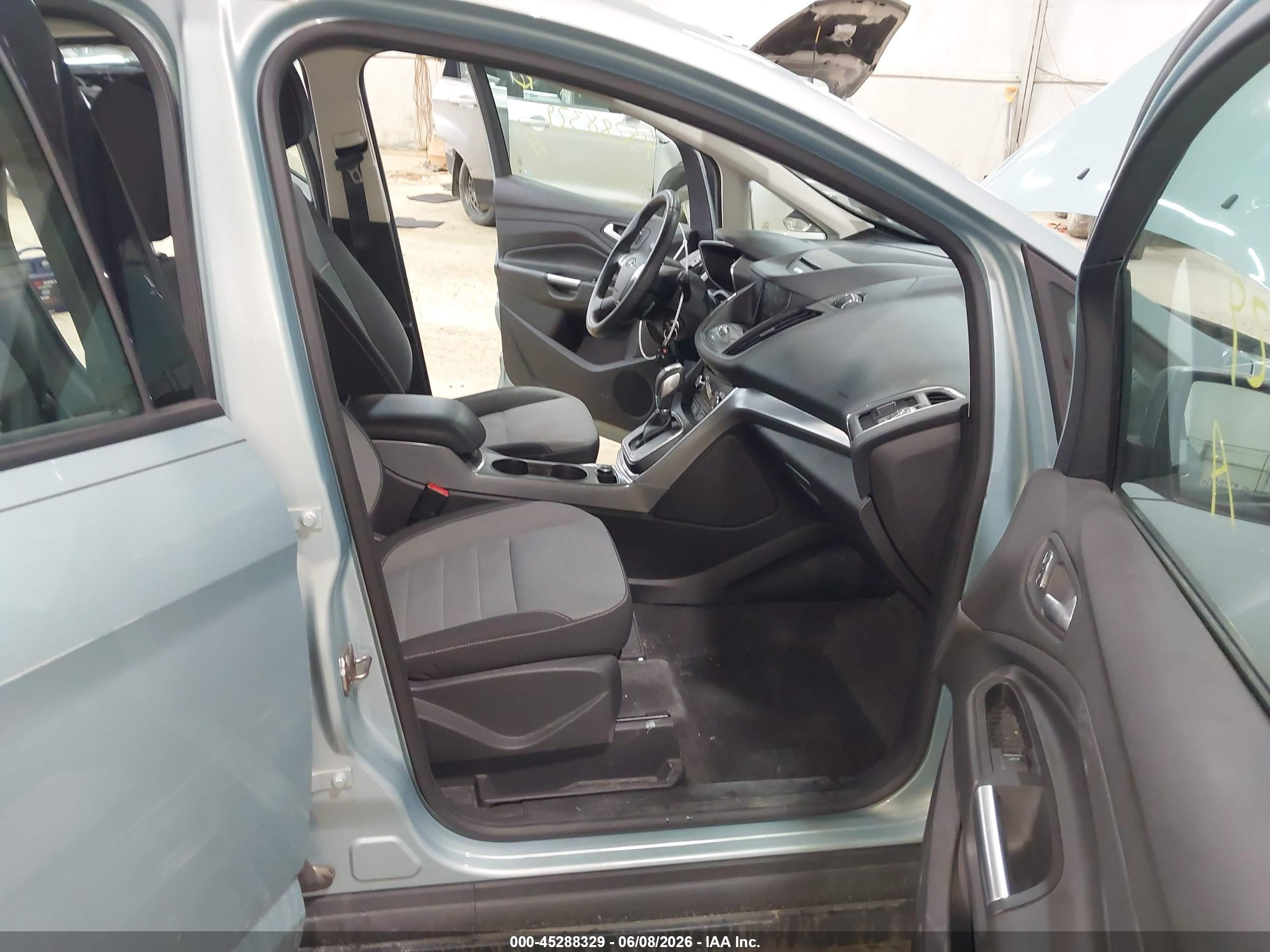 2013 Ford C-max Hybrid Se Silver vin: 1FADP5AU4DL518294
