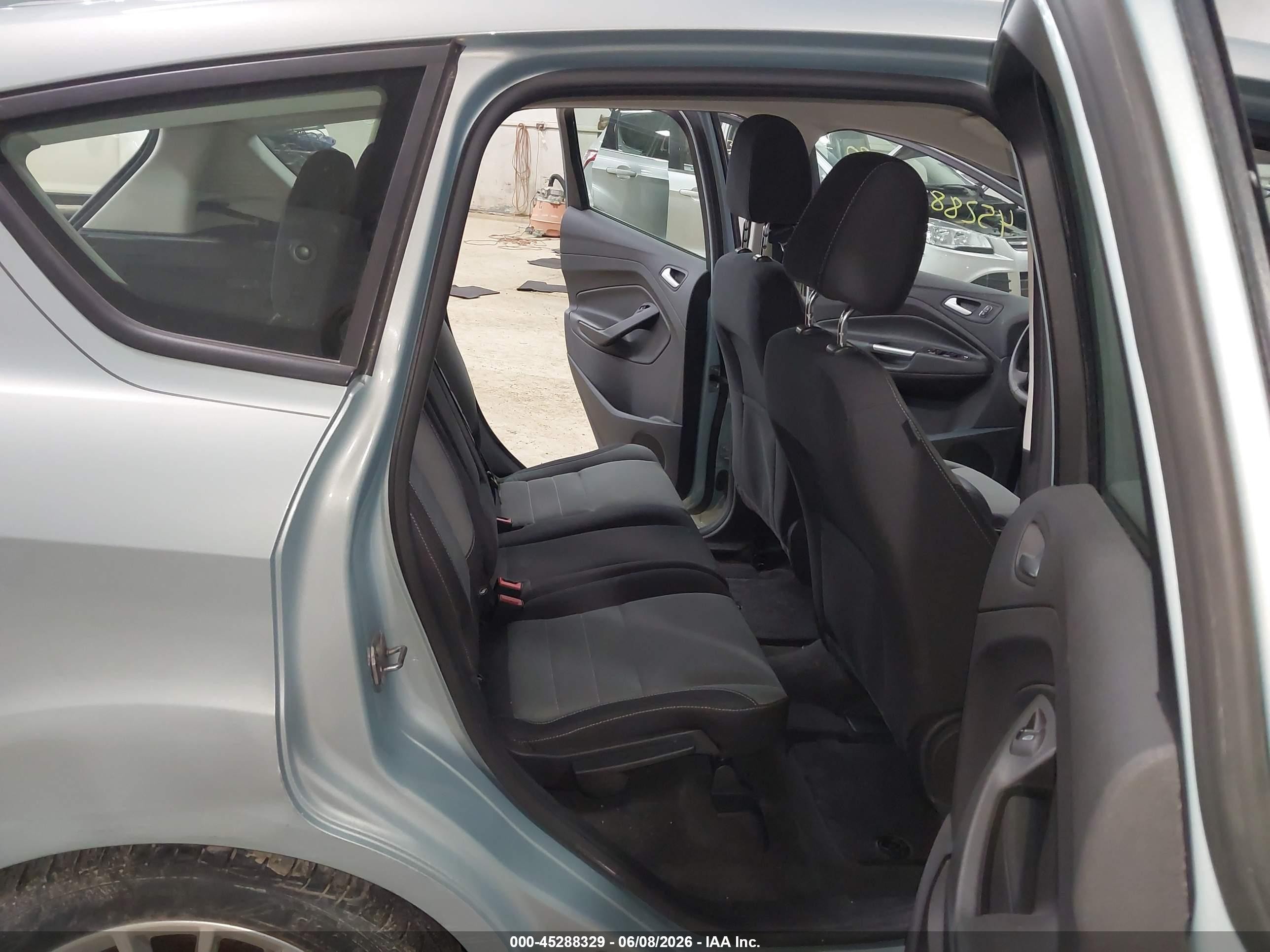2013 Ford C-max Hybrid Se Silver vin: 1FADP5AU4DL518294