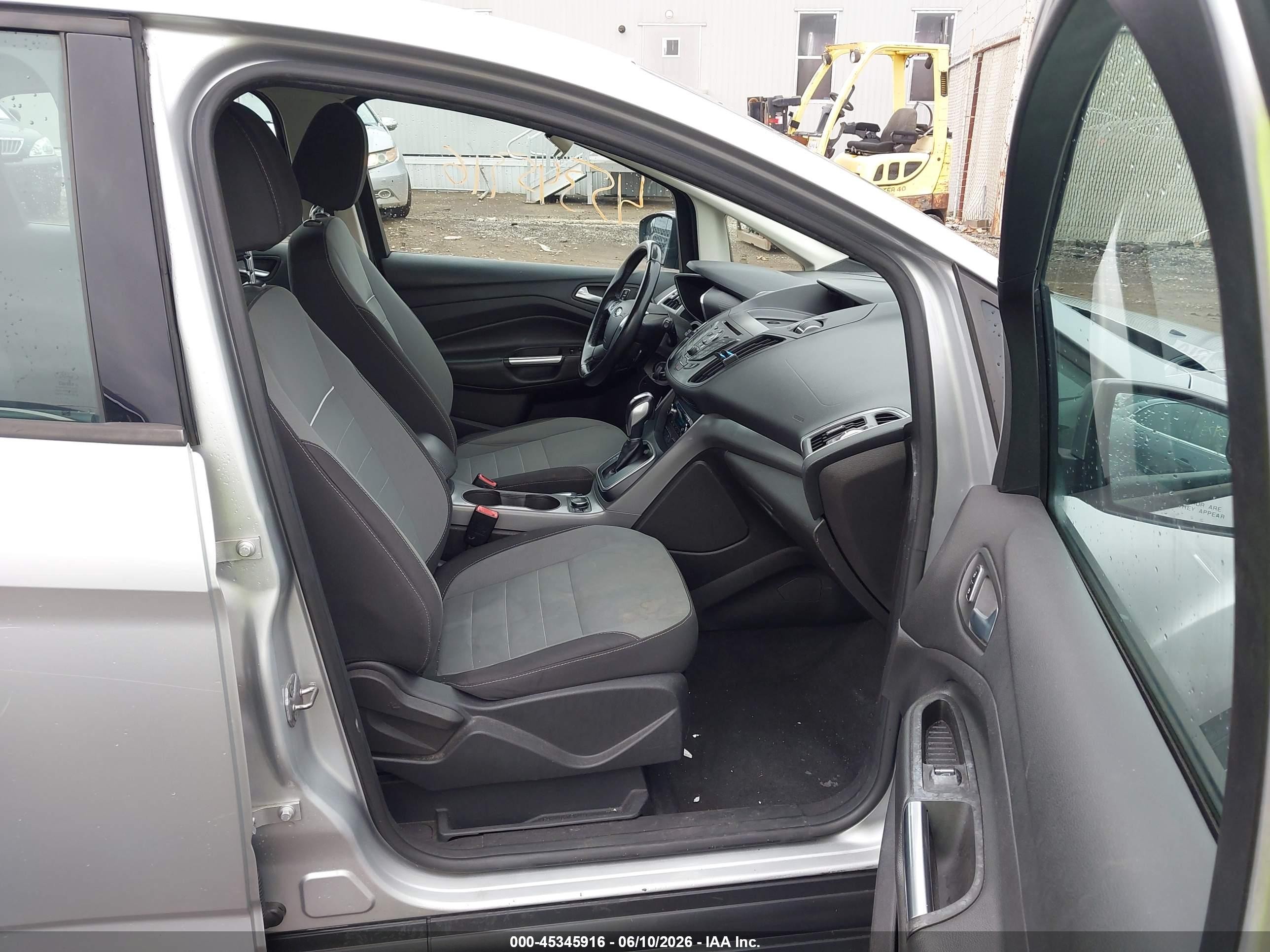 2013 Ford C-max Hybrid Se Silver vin: 1FADP5AU4DL540537