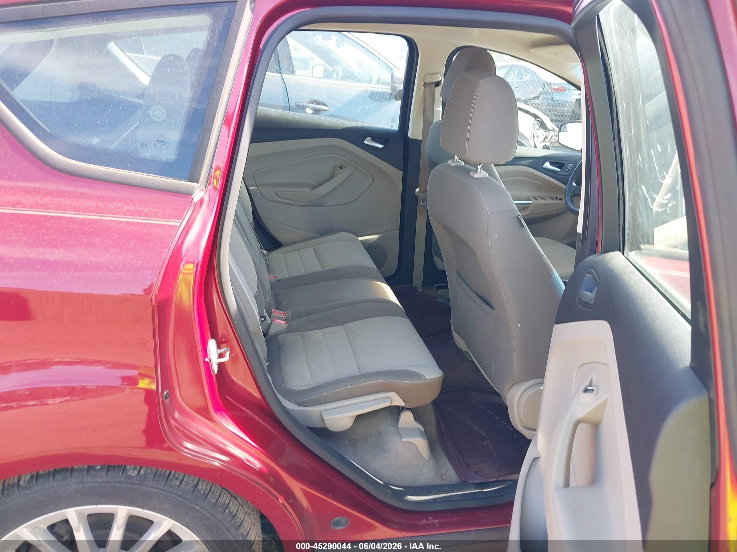 2013 Ford C-max Hybrid Se Темно-бордовый vin: 1FADP5AU4DL544636