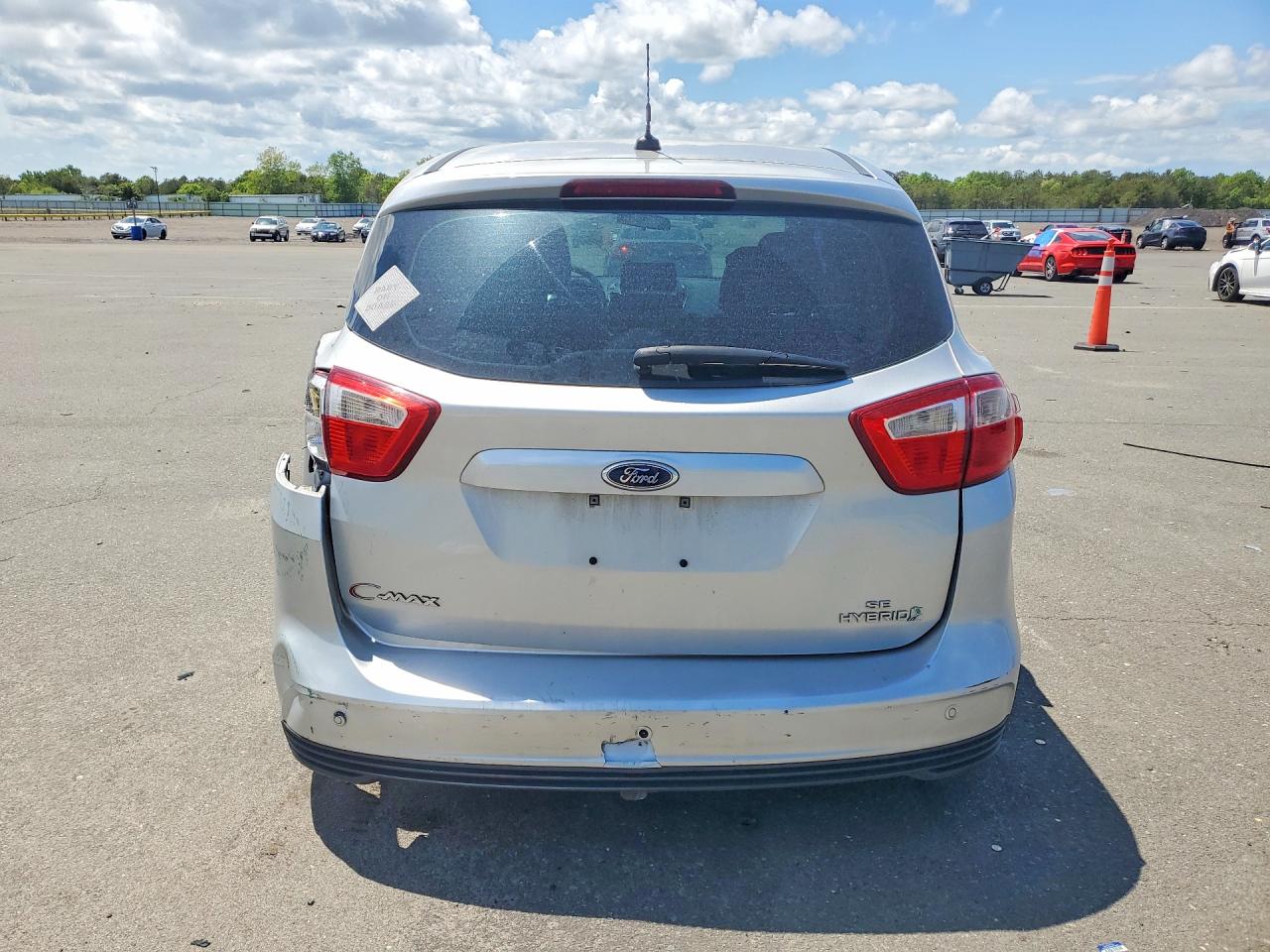 2013 Ford C-max Se Silver vin: 1FADP5AU4DL550078