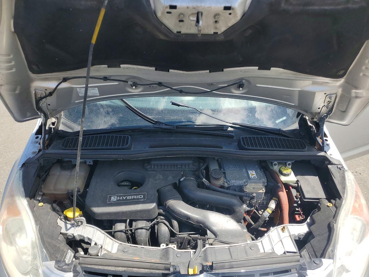 2013 Ford C-max Se Silver vin: 1FADP5AU4DL550078