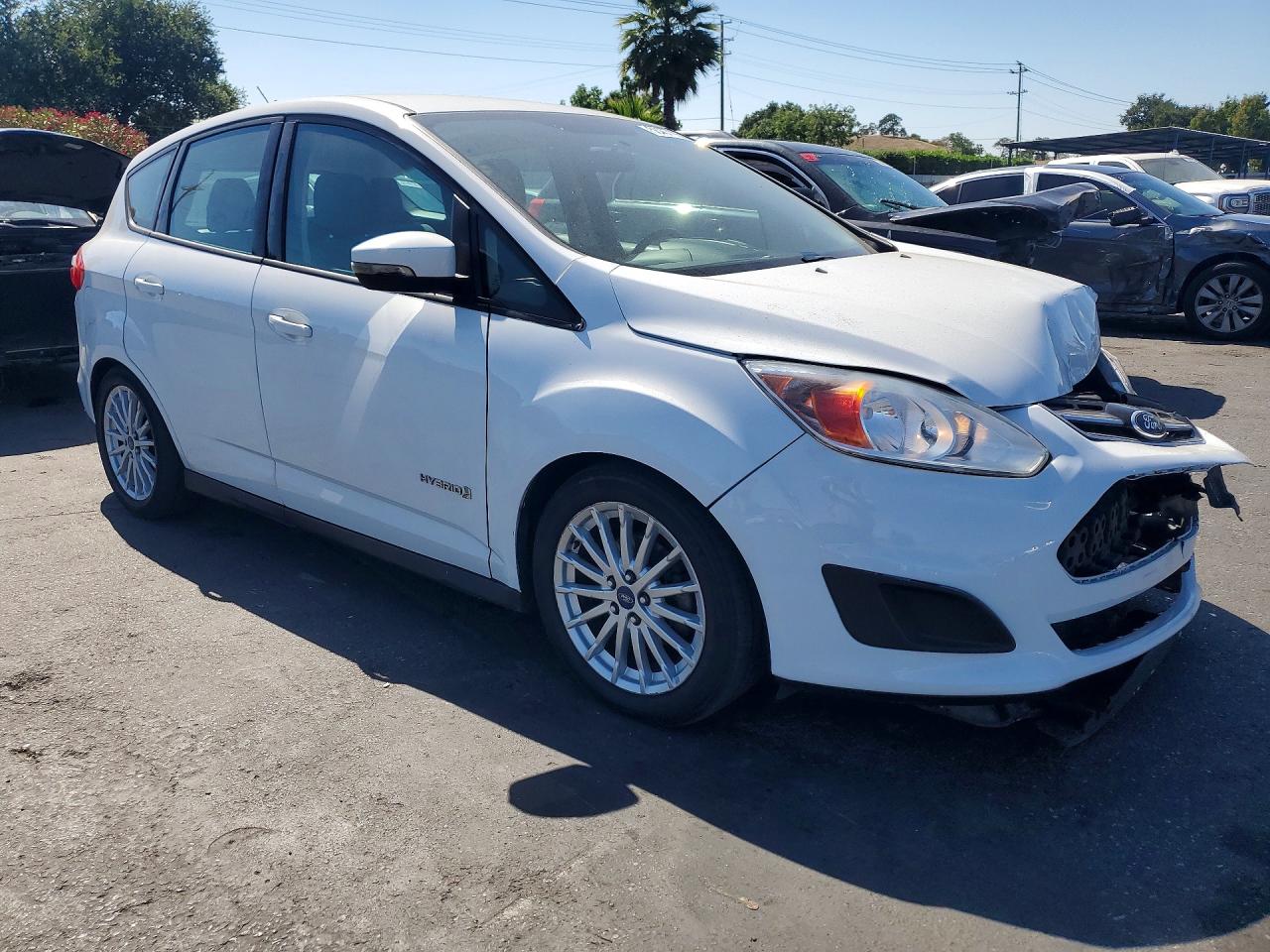 2013 Ford C-max Se White vin: 1FADP5AU4DL556673