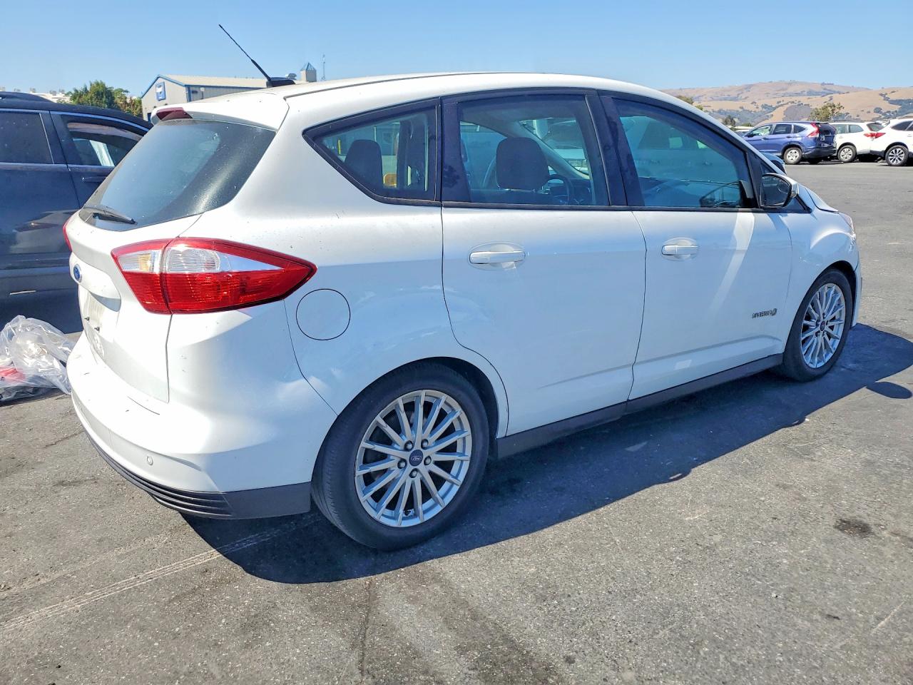 2013 Ford C-max Se White vin: 1FADP5AU4DL556673