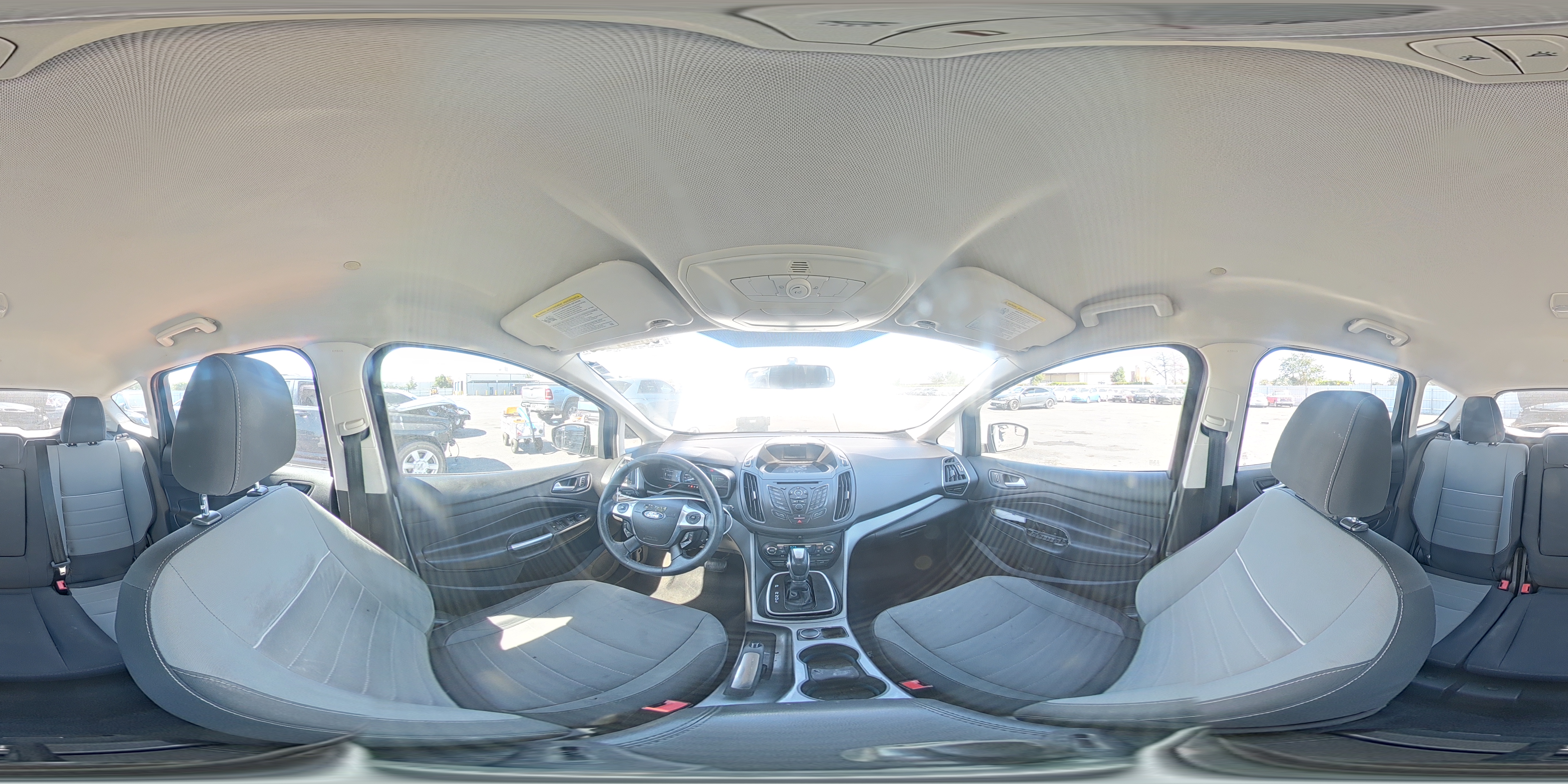 2013 Ford C-max Se White vin: 1FADP5AU4DL556673