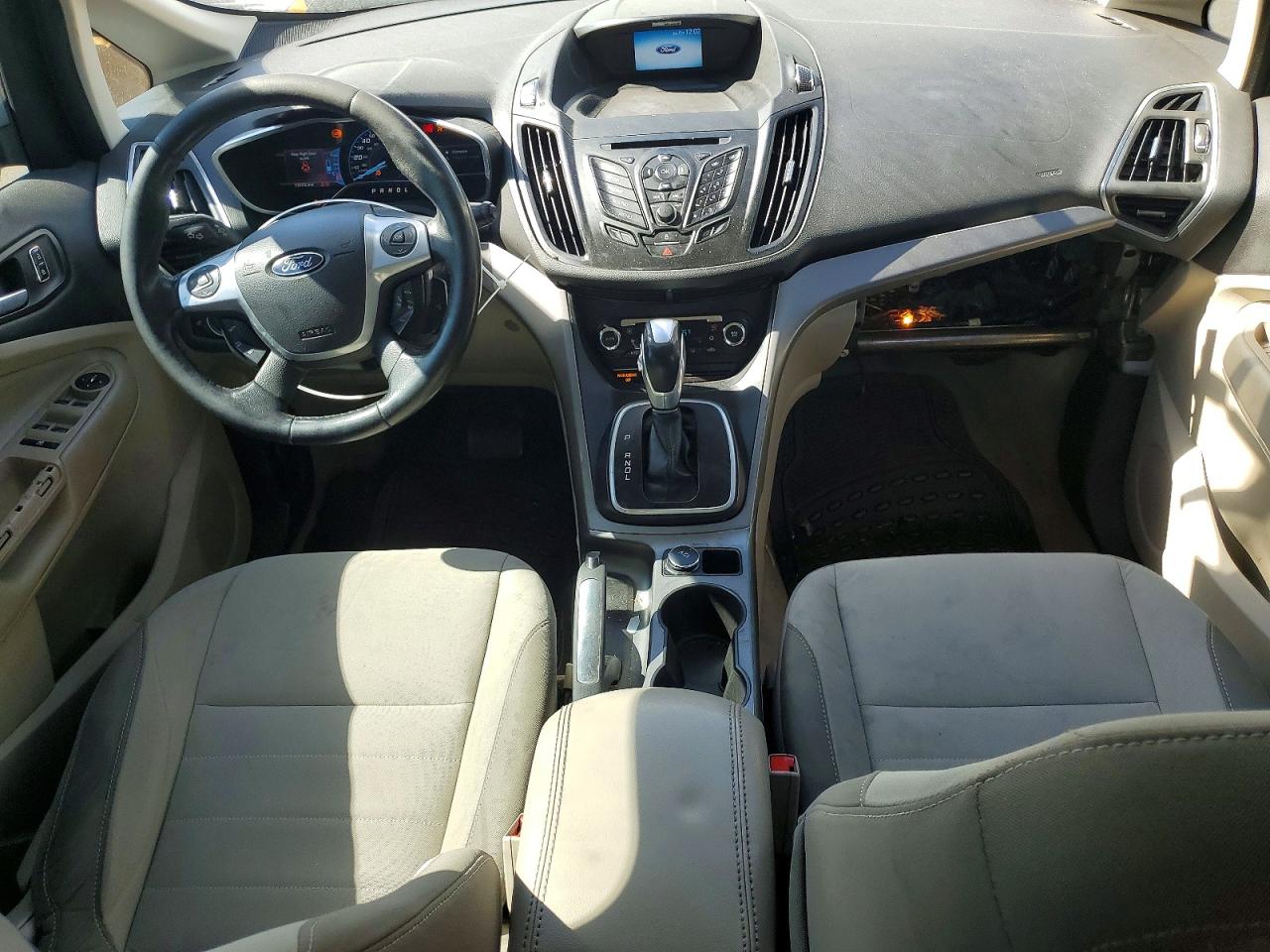 2013 Ford C-max Se White vin: 1FADP5AU4DL556978