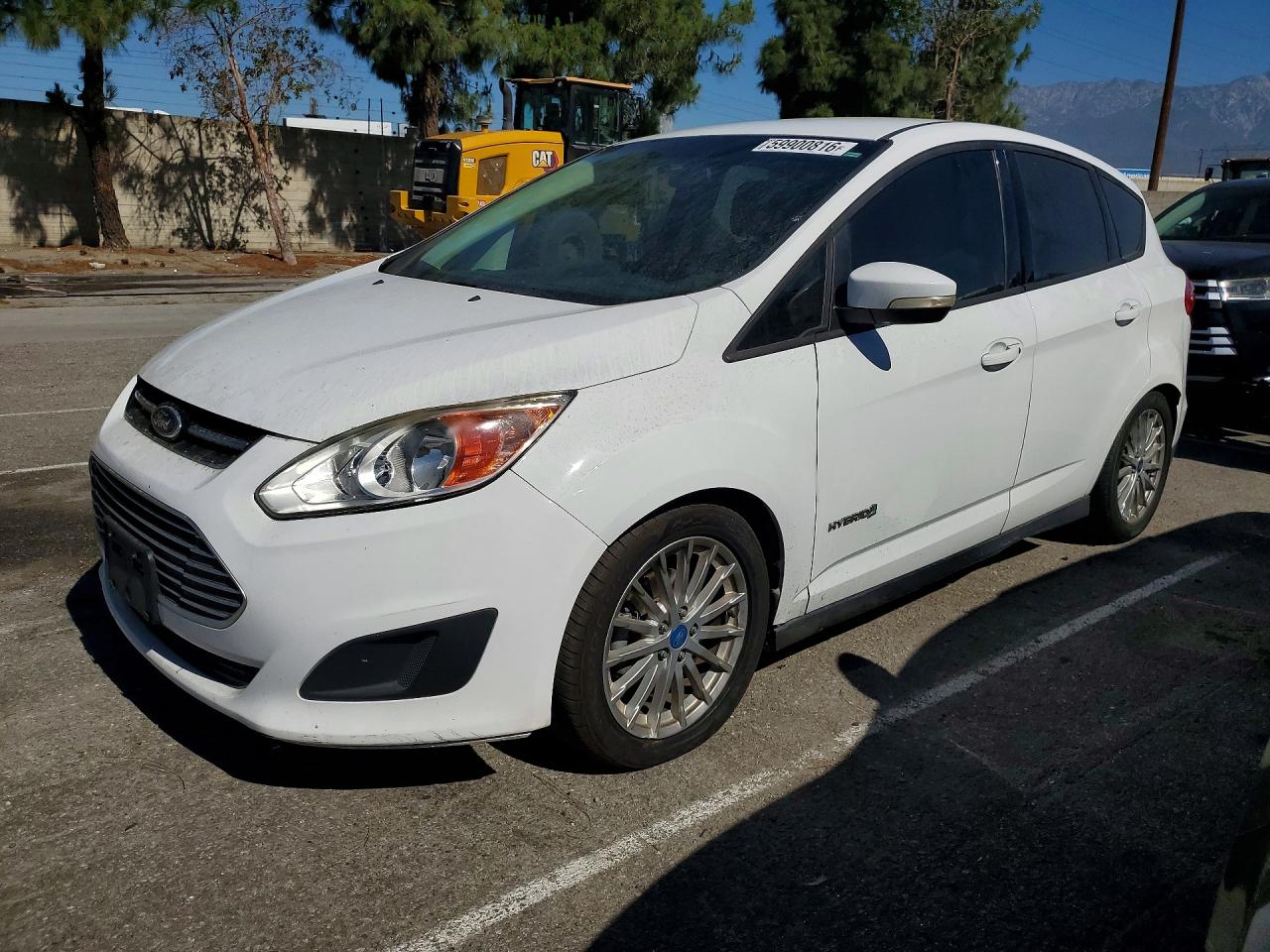 2013 Ford C-max Se White vin: 1FADP5AU4DL556978
