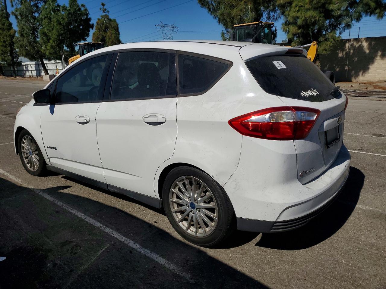 2013 Ford C-max Se White vin: 1FADP5AU4DL556978